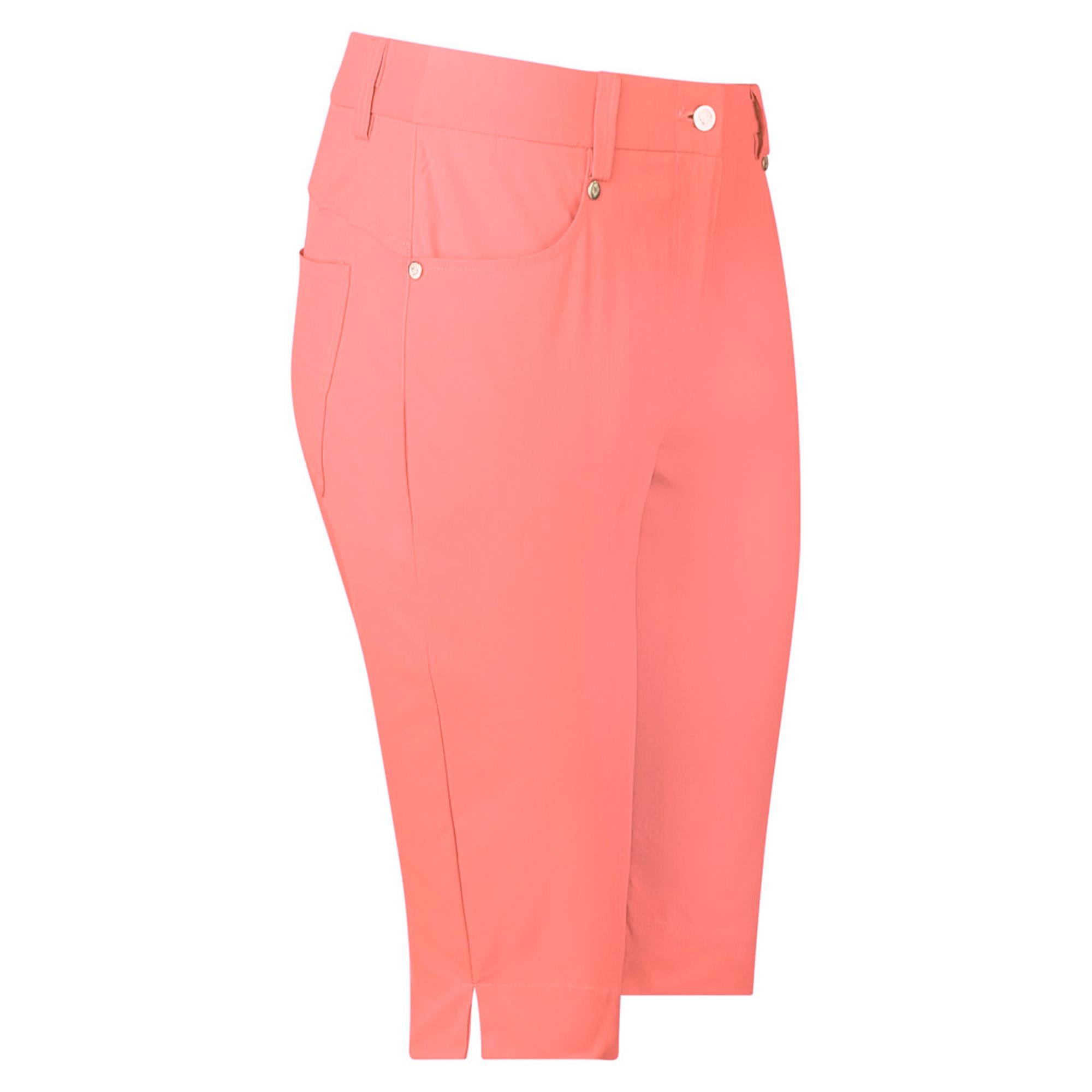 Pure Golf Trust Bermuda Ladies Golf Bermuda Shorts Coral