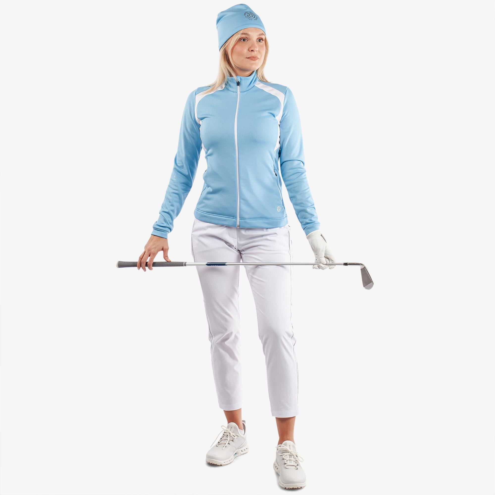 Galvin Green Destiny Insula Ladies Golf Mid Layer Alaskan Blue/White