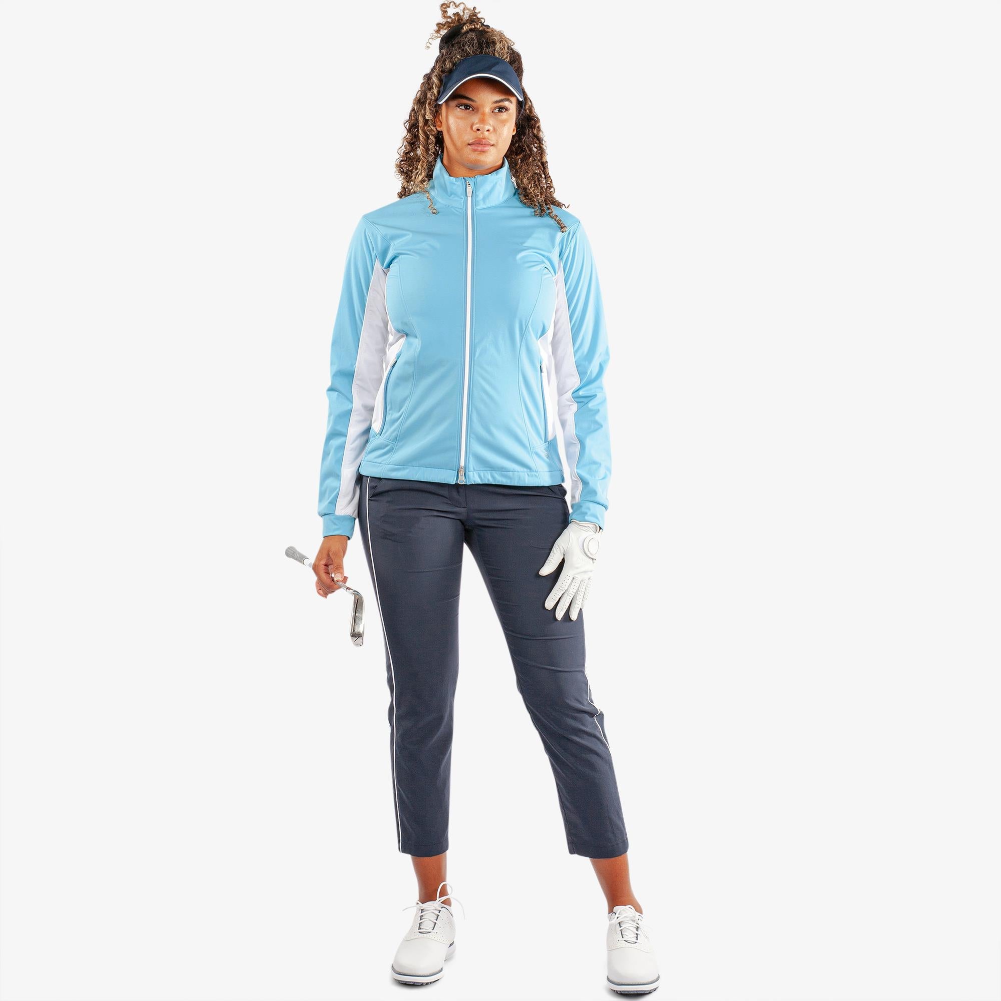 Galvin Green Larissa Interface-1 Ladies Golf Windstopper Alaskan Blue/White