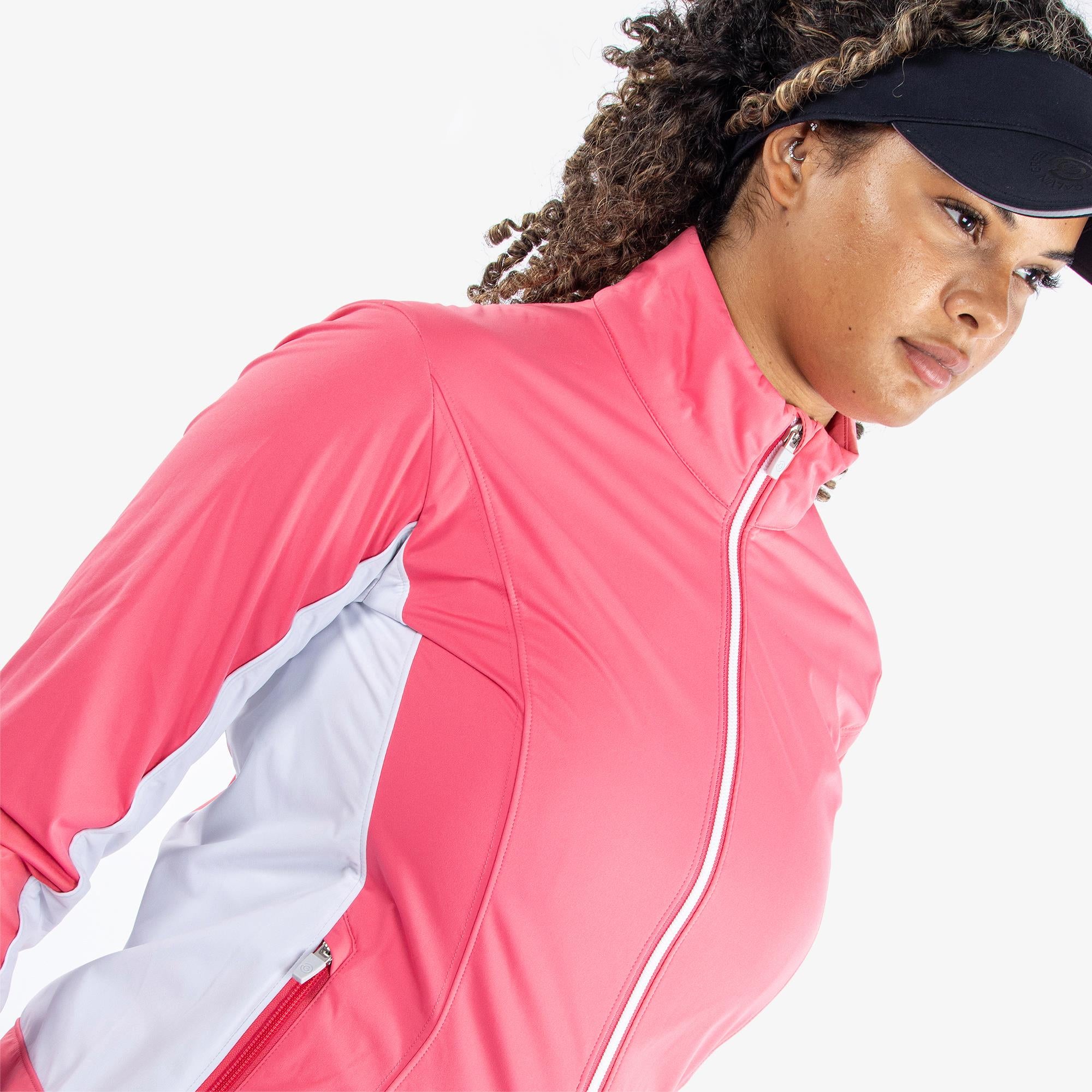 Galvin Green Larissa Interface-1 Ladies Golf Windstopper Camila Rose/White