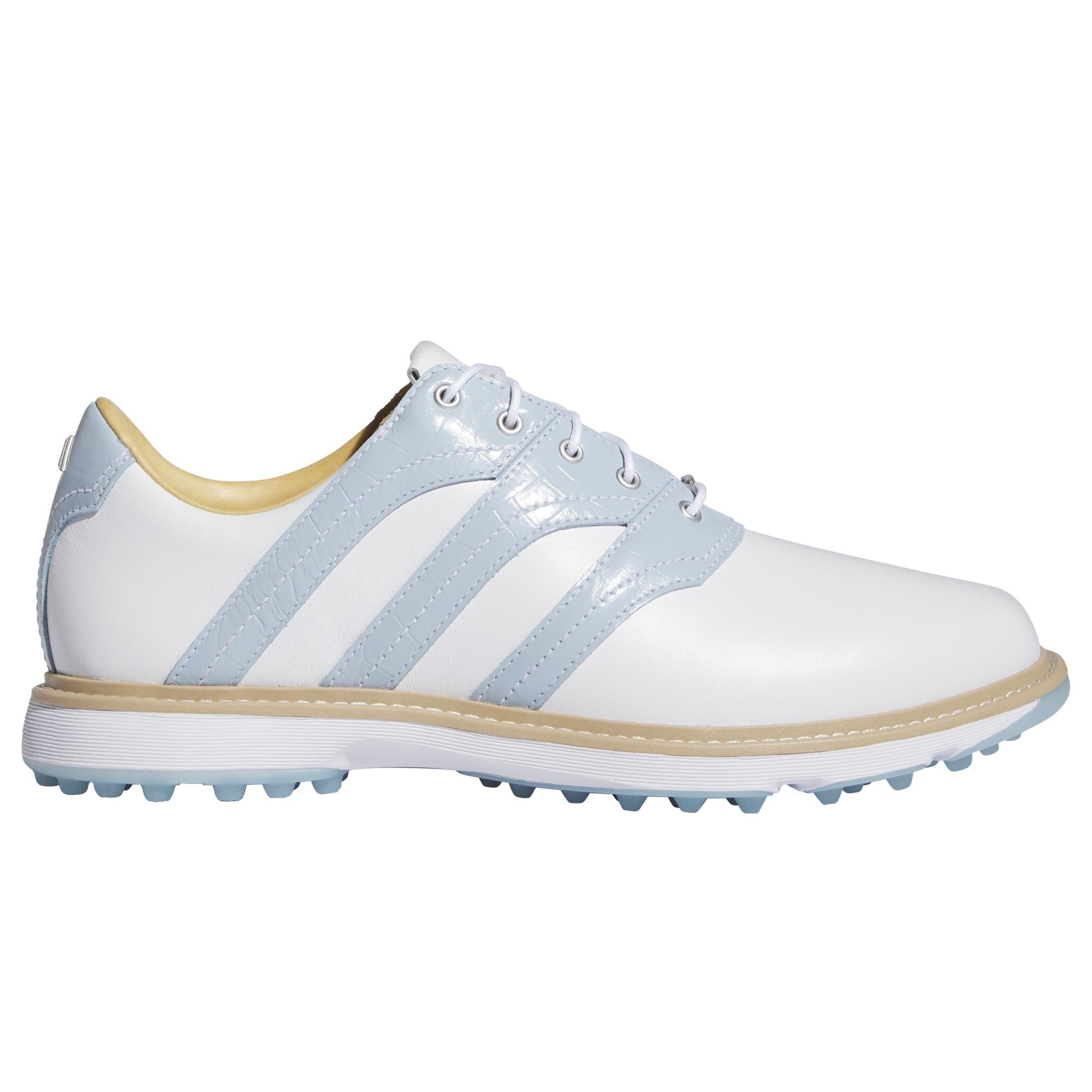 Adidas MC Z Traxion Ladies Golf Shoes White/Wonder Blue/Savannah