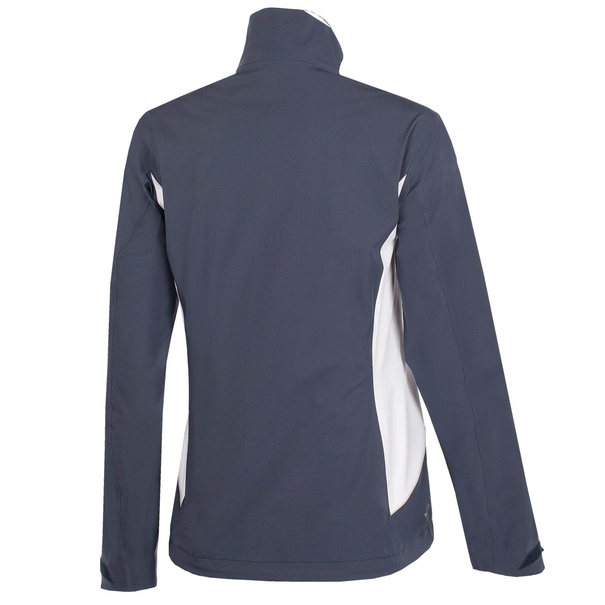 Galvin Green Amy Dryvr Pertex Ladies Waterproof Golf Jacket Navy/White