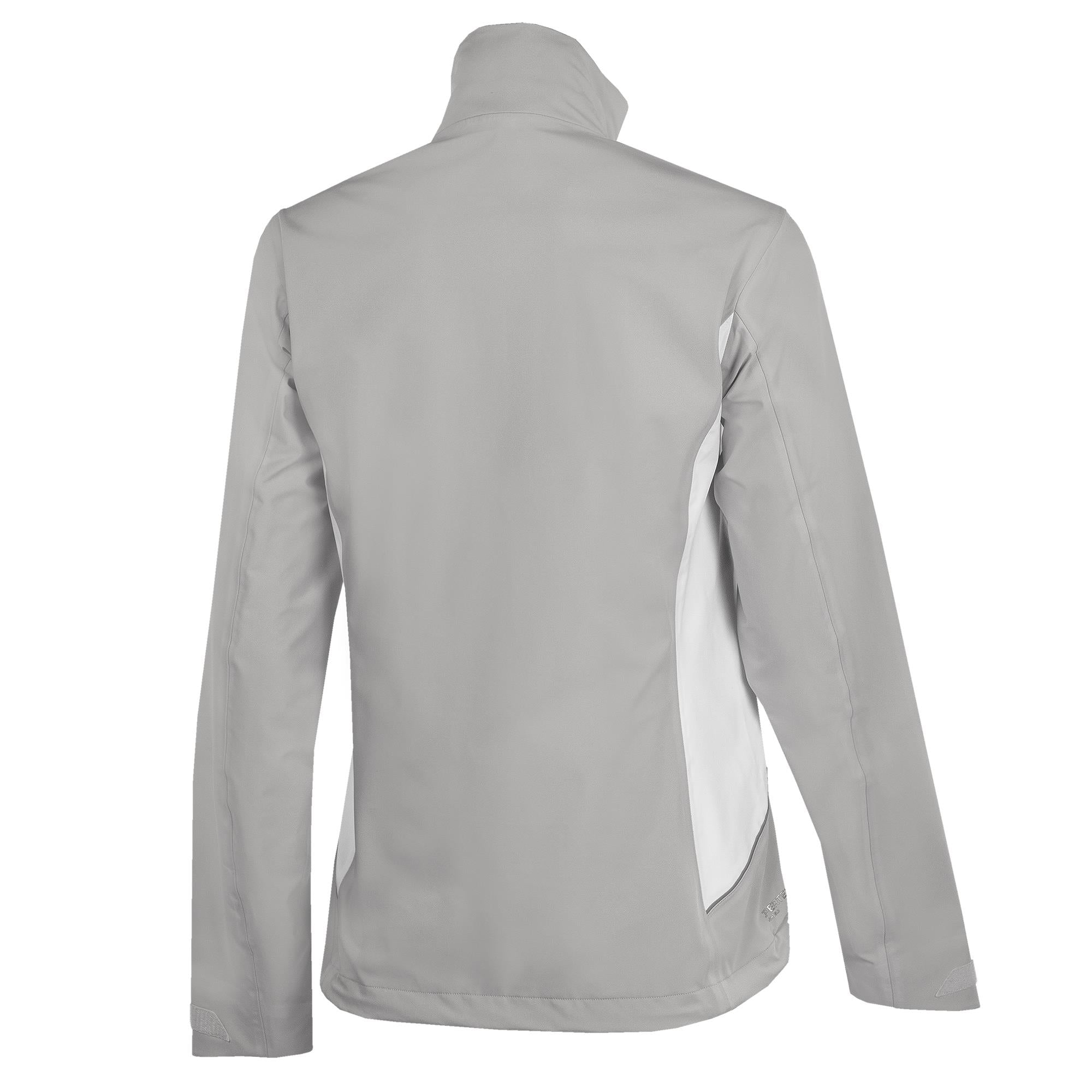Galvin Green Amy Dryvr Pertex Ladies Waterproof Golf Jacket Cool Grey/White