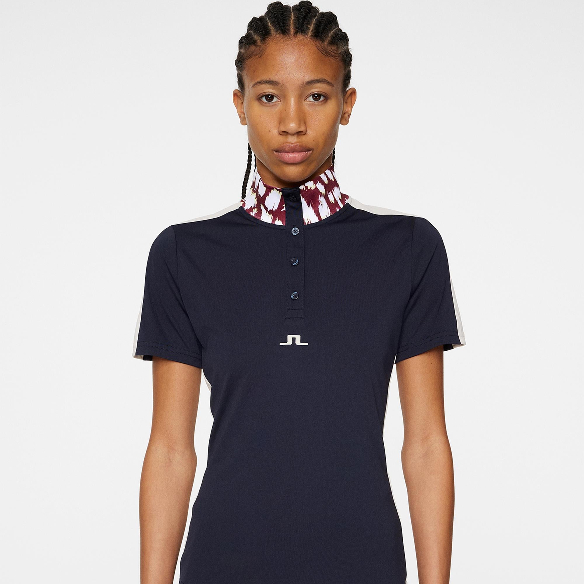 J Lindeberg Pip Ladies Golf Polo Shirt Navy