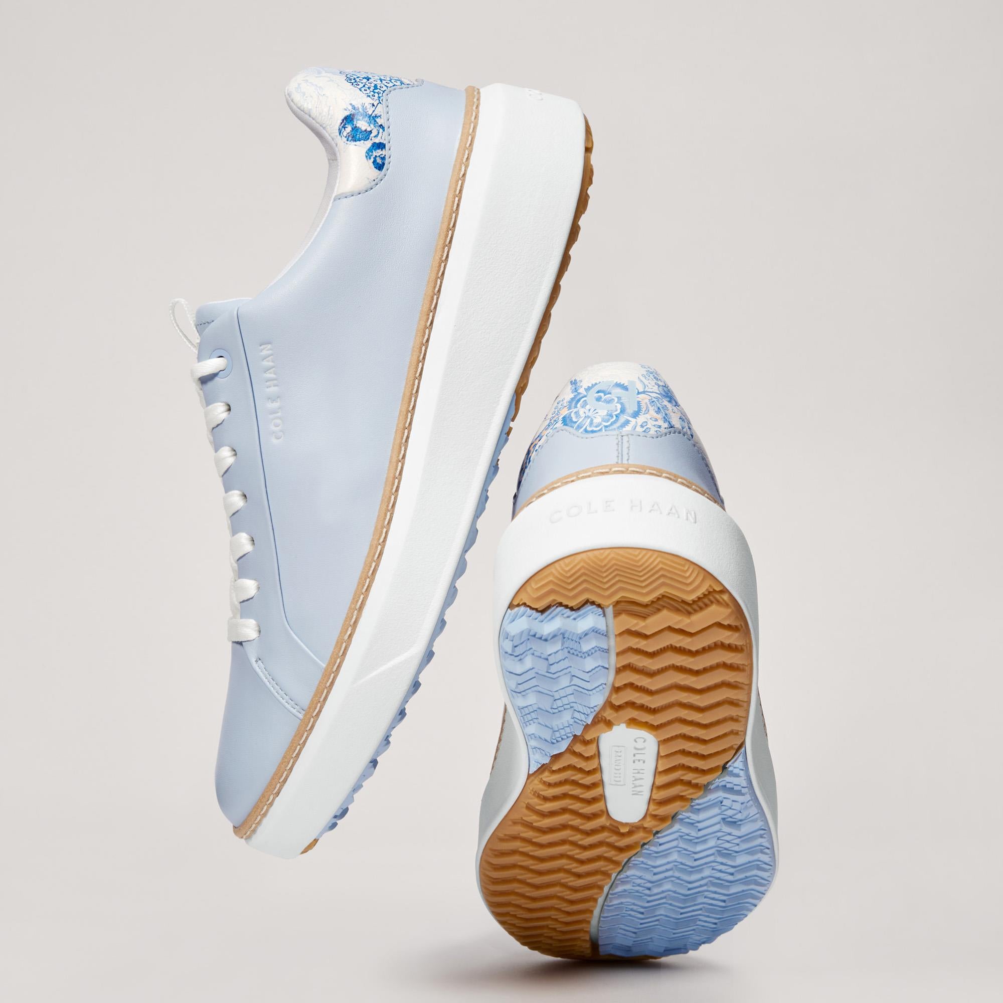 Cole Haan GrandPrØ Topspin Ladies Golf Shoes Heather/Sesame/White