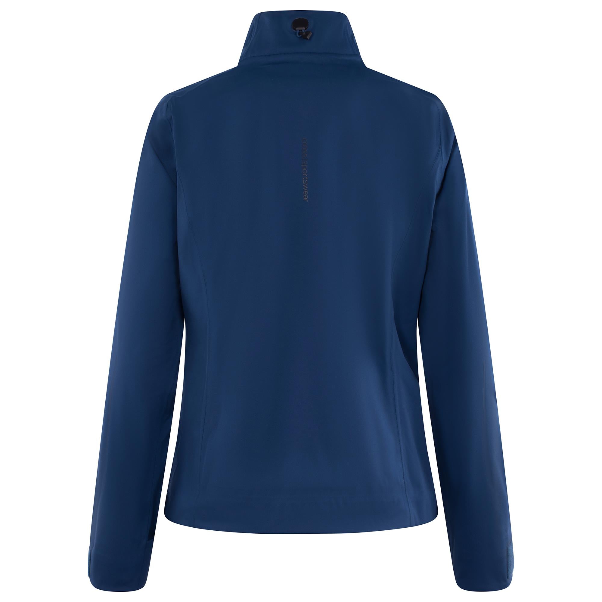 Cross Edge Waterproof Ladies Golf Jacket Twilight Blue
