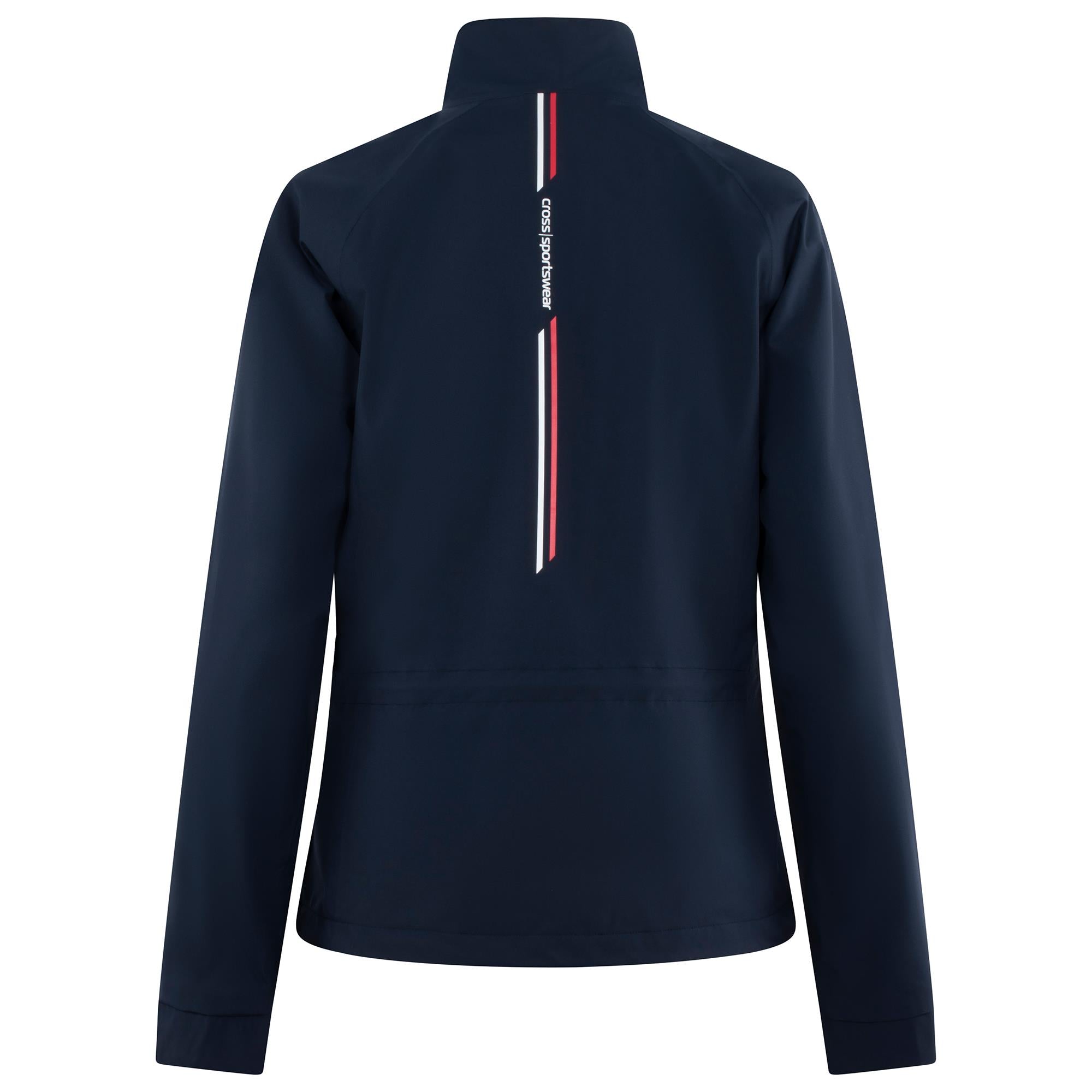 Cross Cloud Waterproof Ladies Golf Jacket Navy