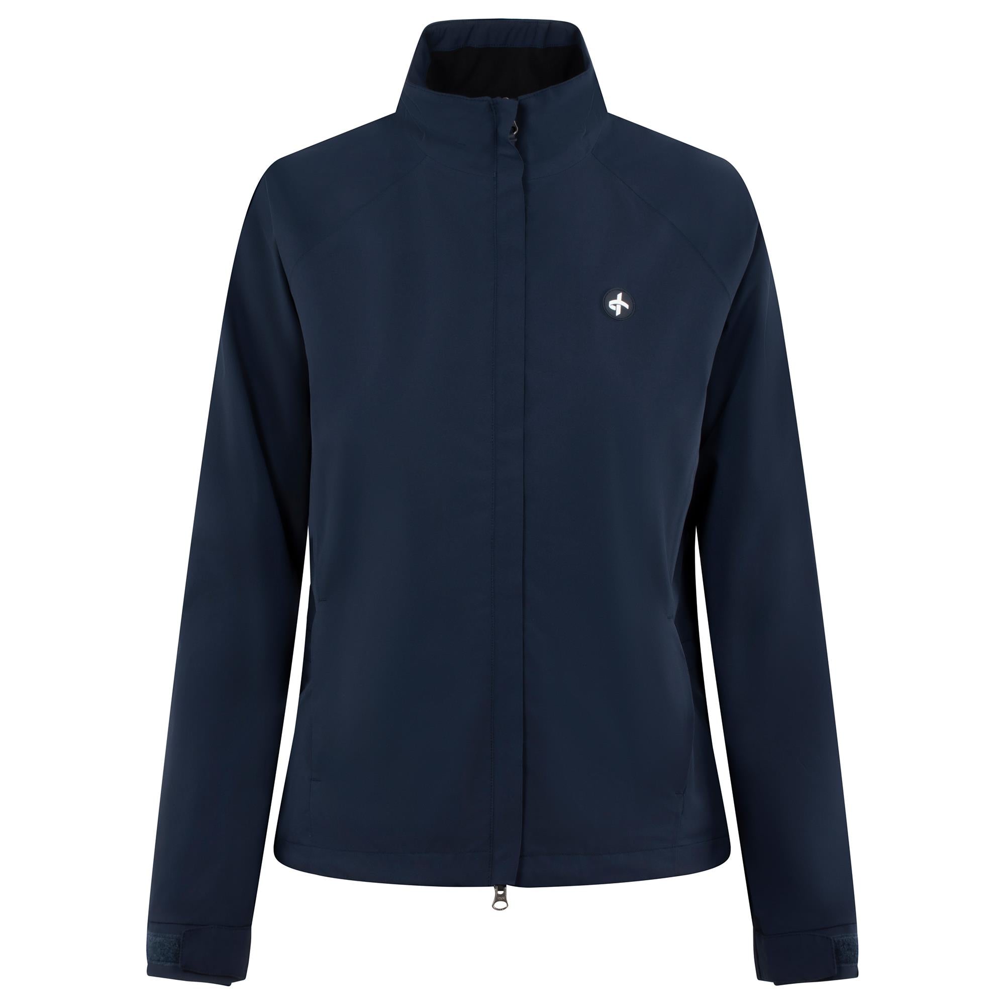 Cross Cloud Waterproof Ladies Golf Jacket Navy