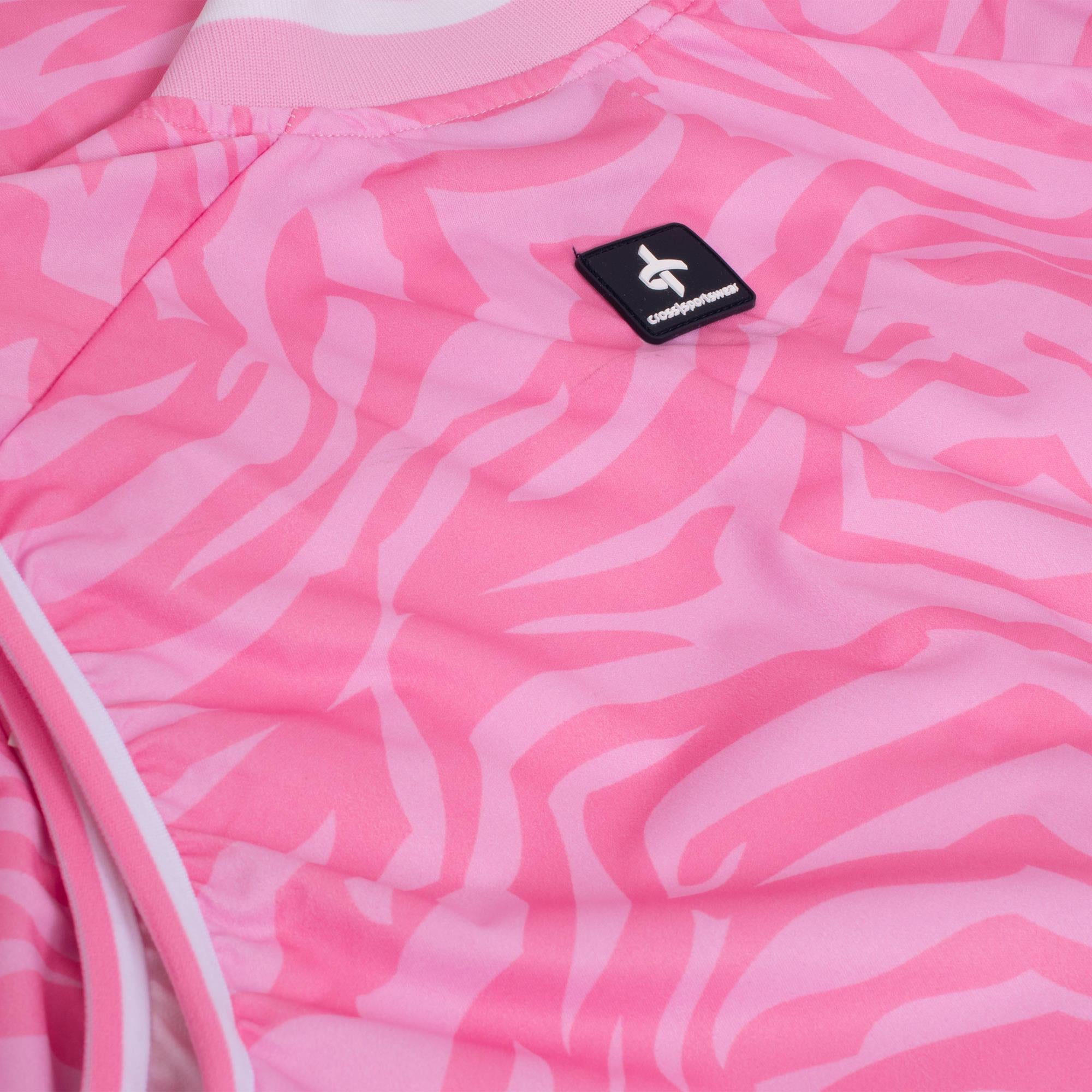 Cross Storm Lightweight Ladies Golf Vest Pink Zebra