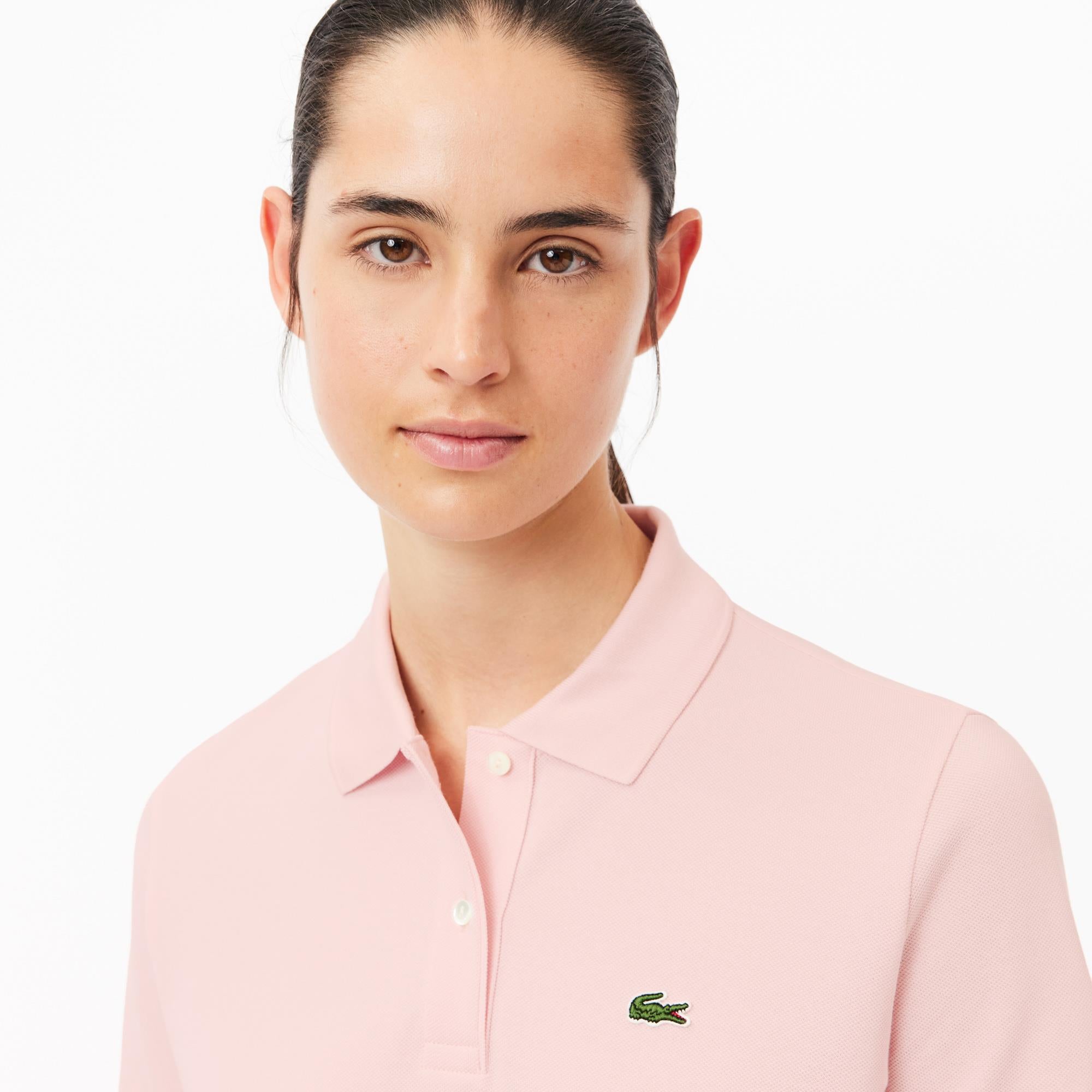 Ladies Lacoste Regular Fit Soft Cotton Petit Piqué Polo Shirt Nidus