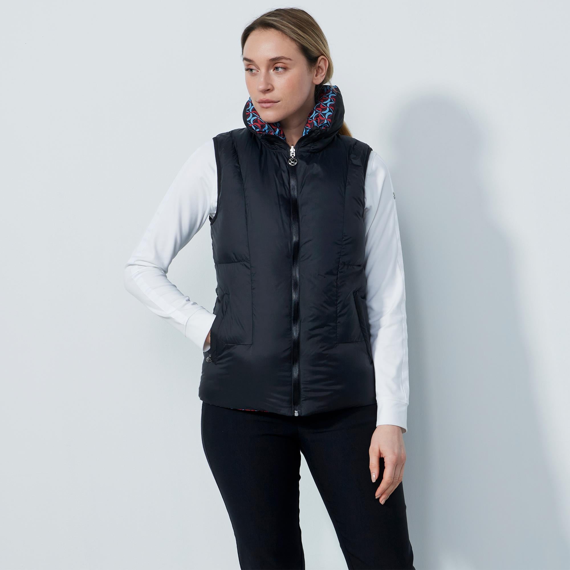 Daily Sports Airdrie Ladies Reversible Golf Vest Black