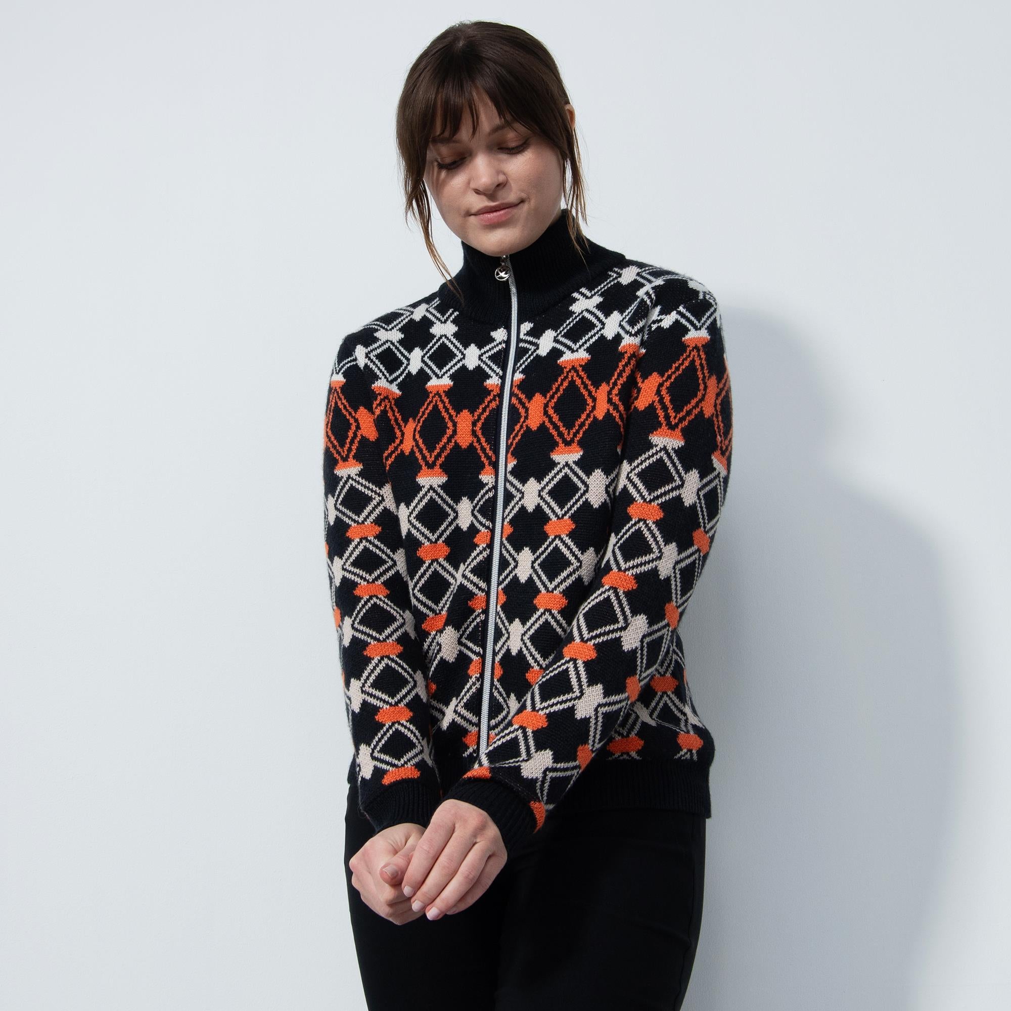 Daily Sports Creek Ladies Lined Golf Jumper Navy