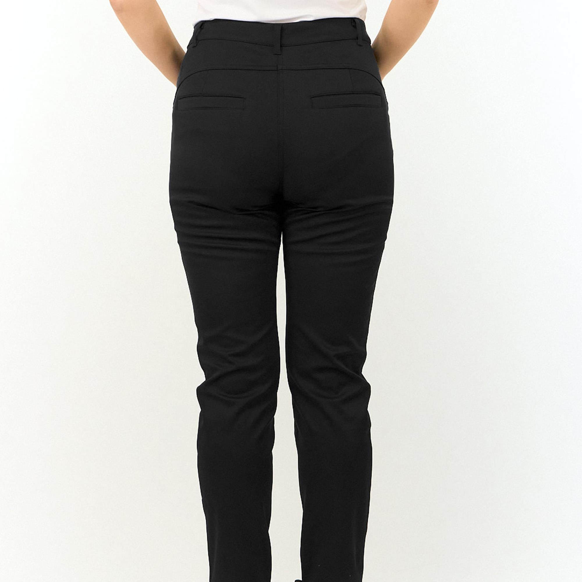 Pure Golf Bernie Lined Ladies Winter Golf Trousers Black 27 Inch