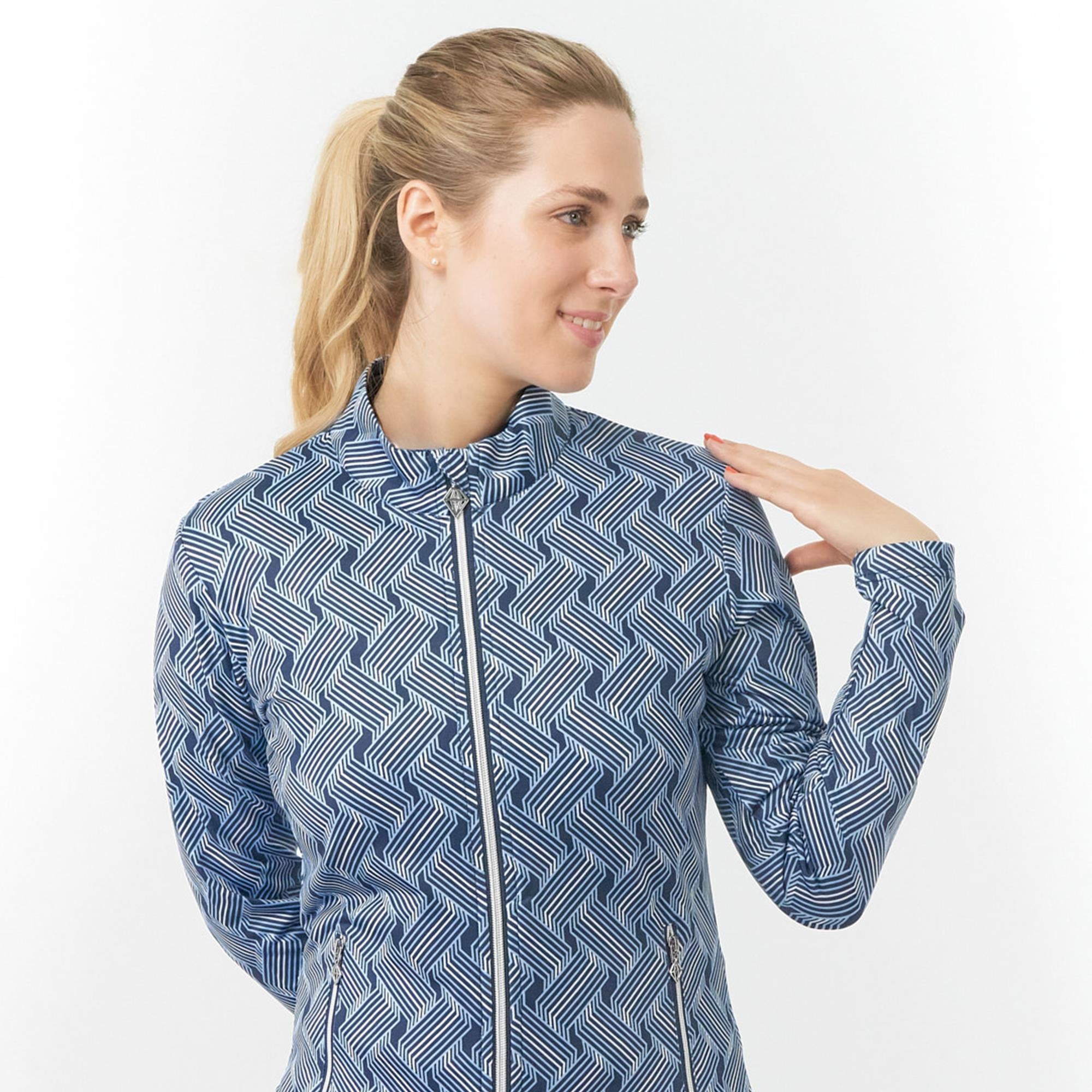 Pure Golf Auttie Winterweight Ladies Golf Mid Layer Optical Weave