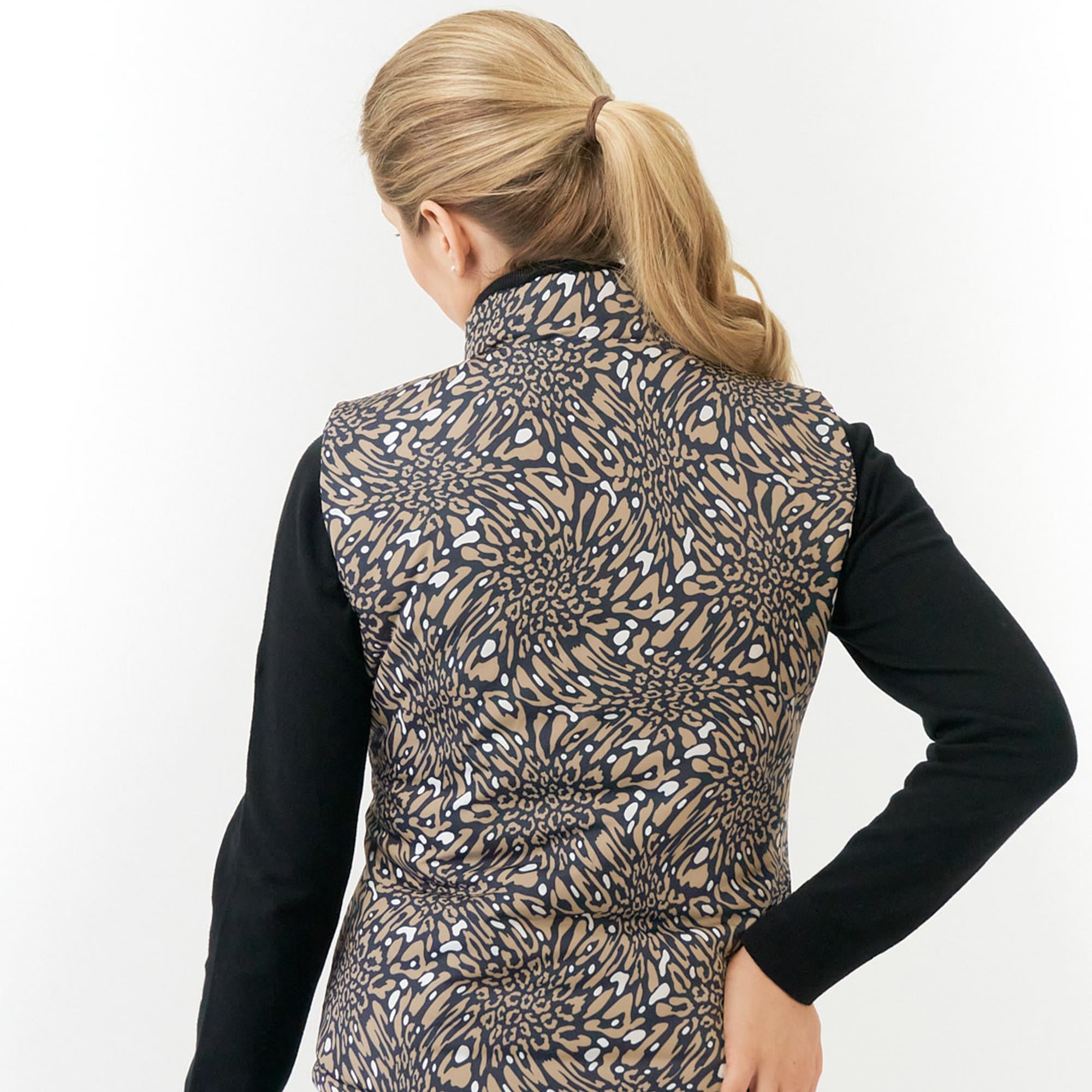 Pure Golf Eve Reversible Ladies Golf Gilet Wild Truffle