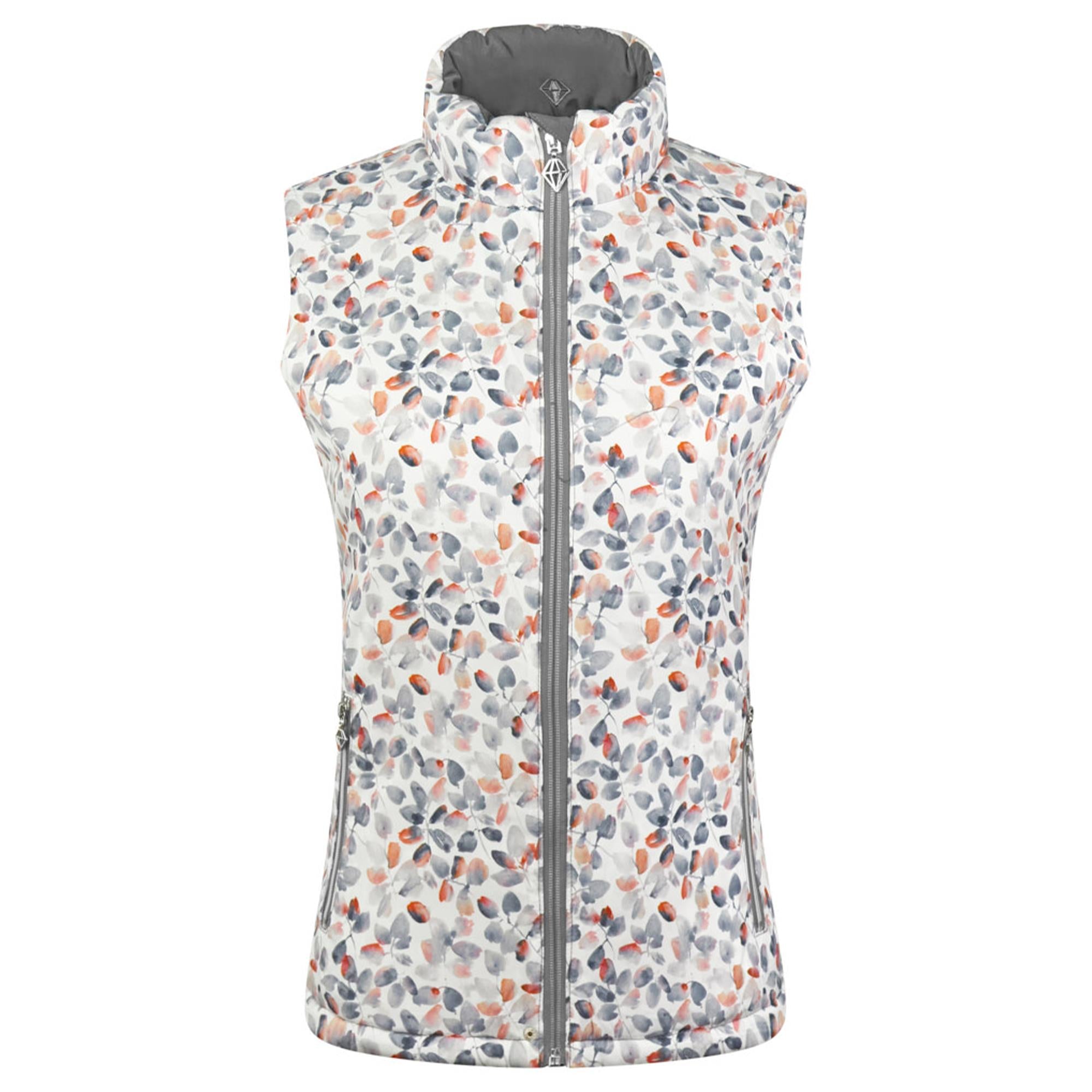 Pure Golf Eve Reversible Ladies Golf Gilet Autumn Embers