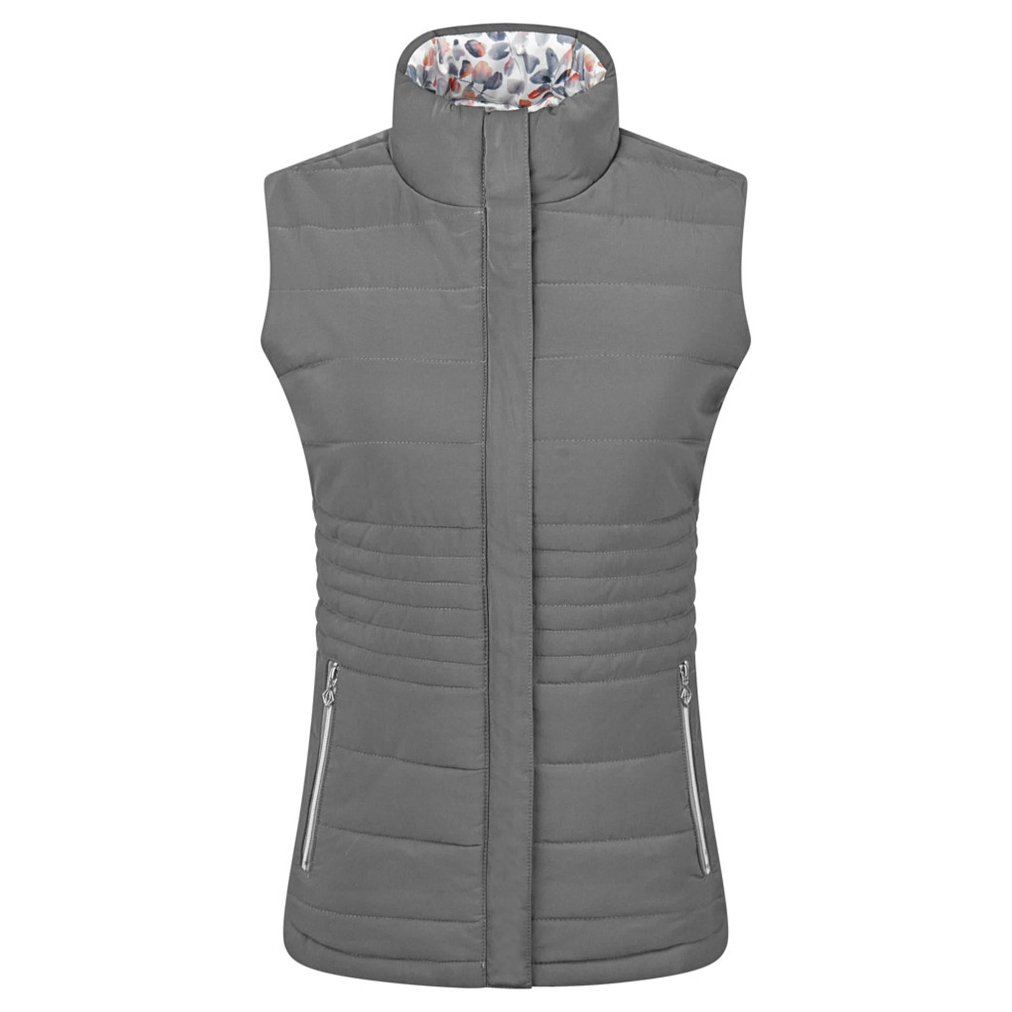 Pure Golf Eve Reversible Ladies Golf Gilet Autumn Embers