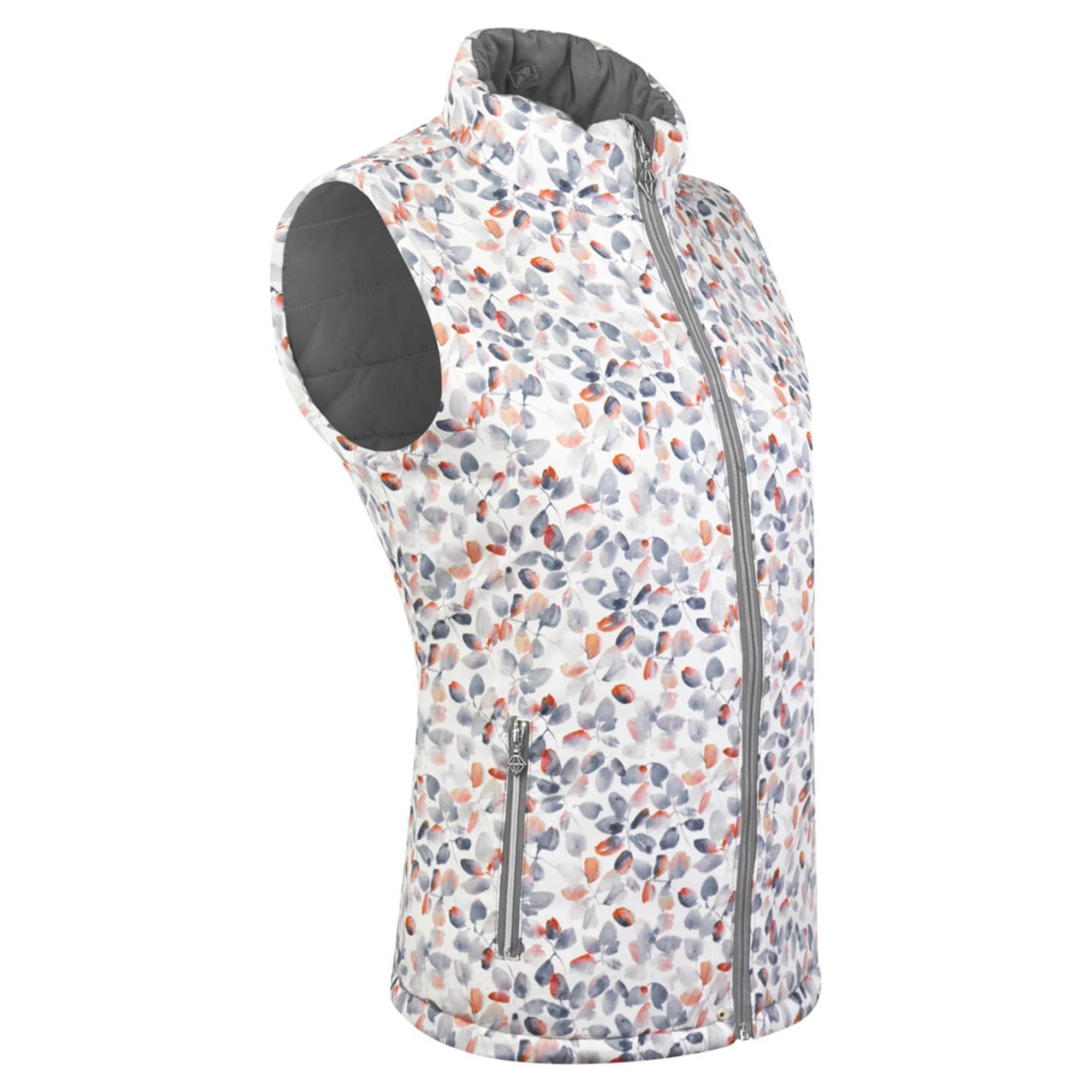 Pure Golf Eve Reversible Ladies Golf Gilet Autumn Embers