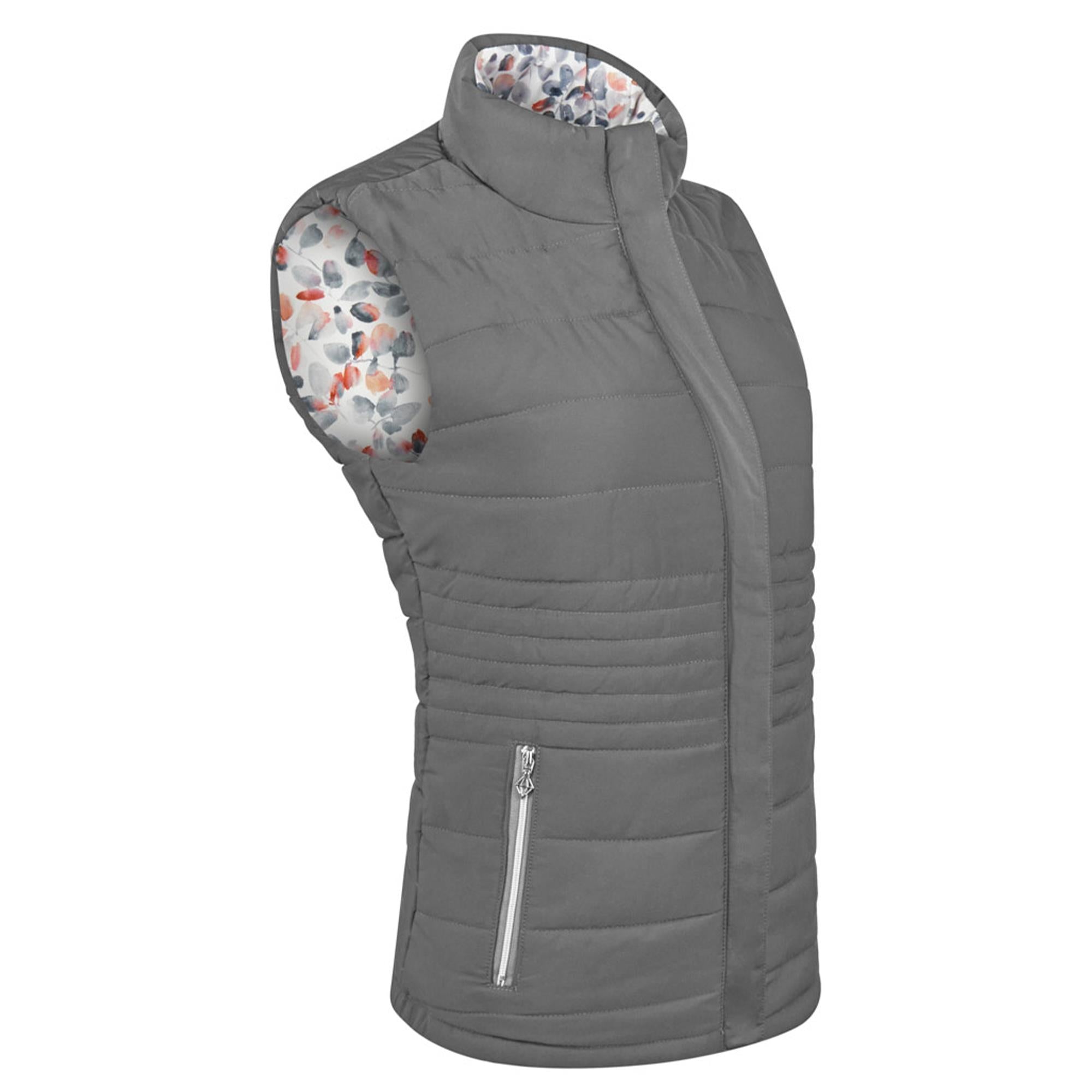 Pure Golf Eve Reversible Ladies Golf Gilet Autumn Embers