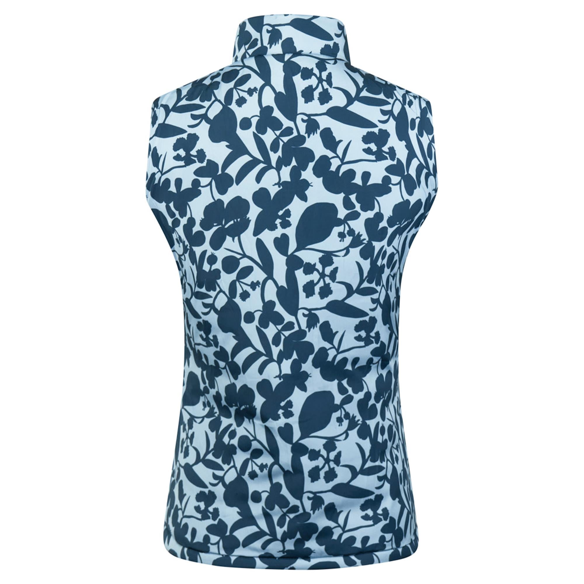 Pure Golf Eve Reversible Ladies Golf Gilet Midnight Rose