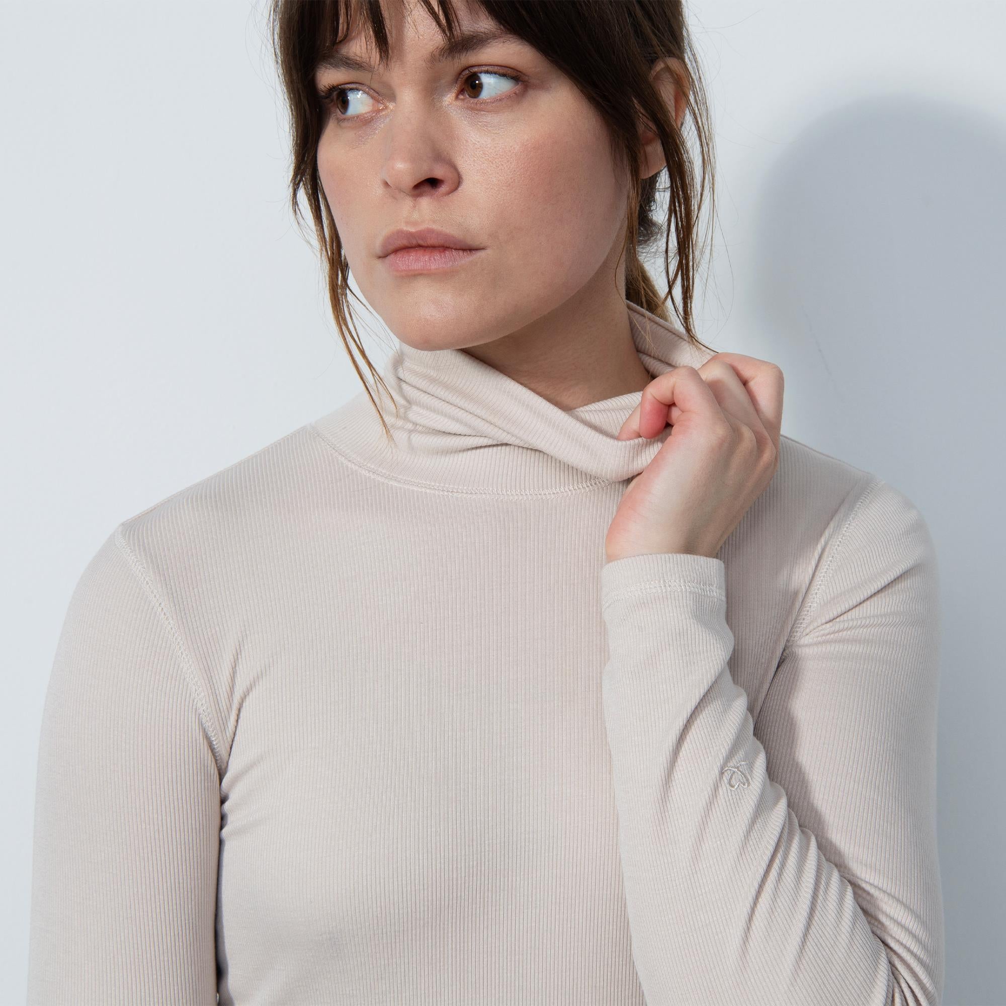 Daily Sports Ancona Ladies Golf Roll Neck Raw