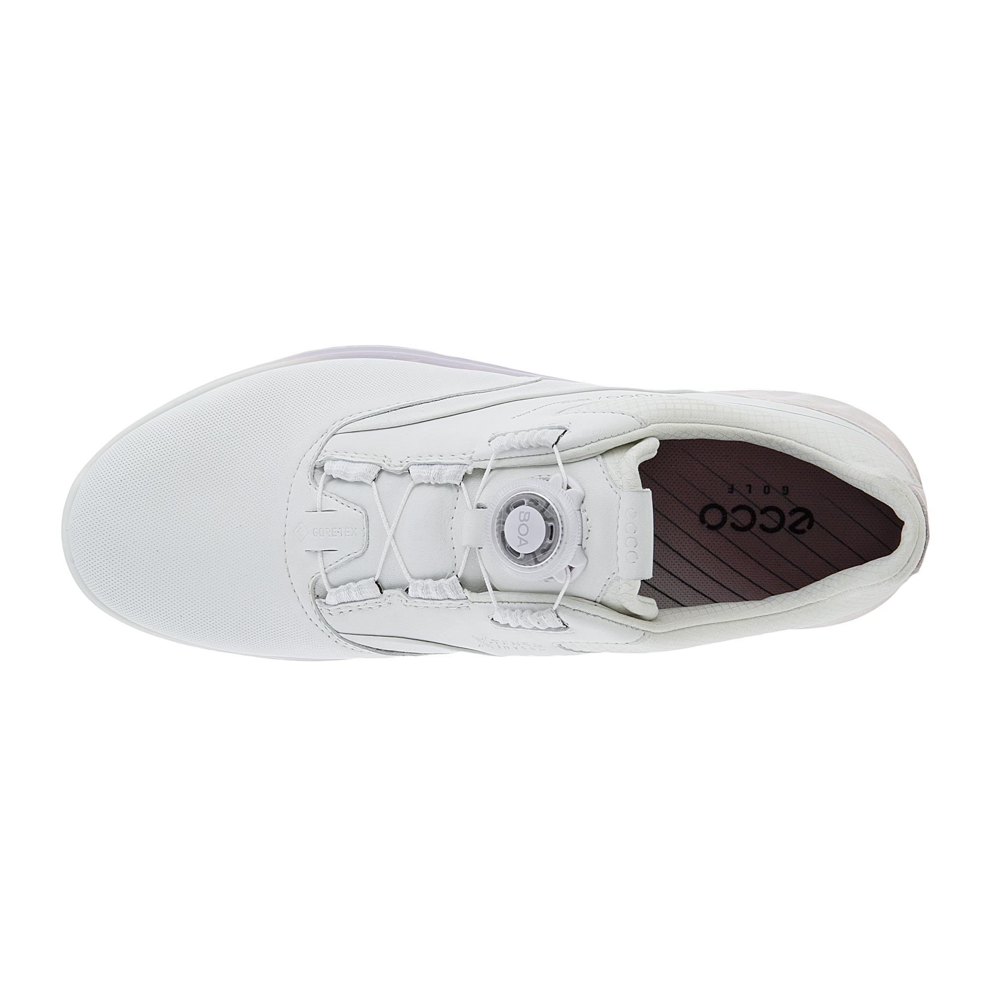 Ecco S-Three BOA Gore-Tex Ladies Golf Shoes White/Delicacy