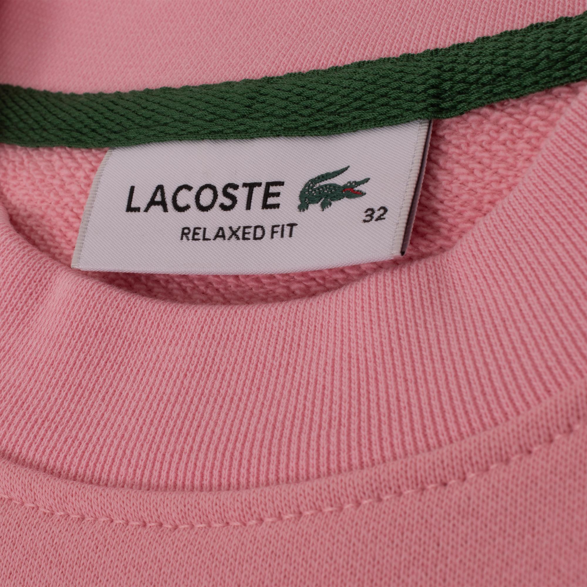 Lacoste sweatshirt pink online