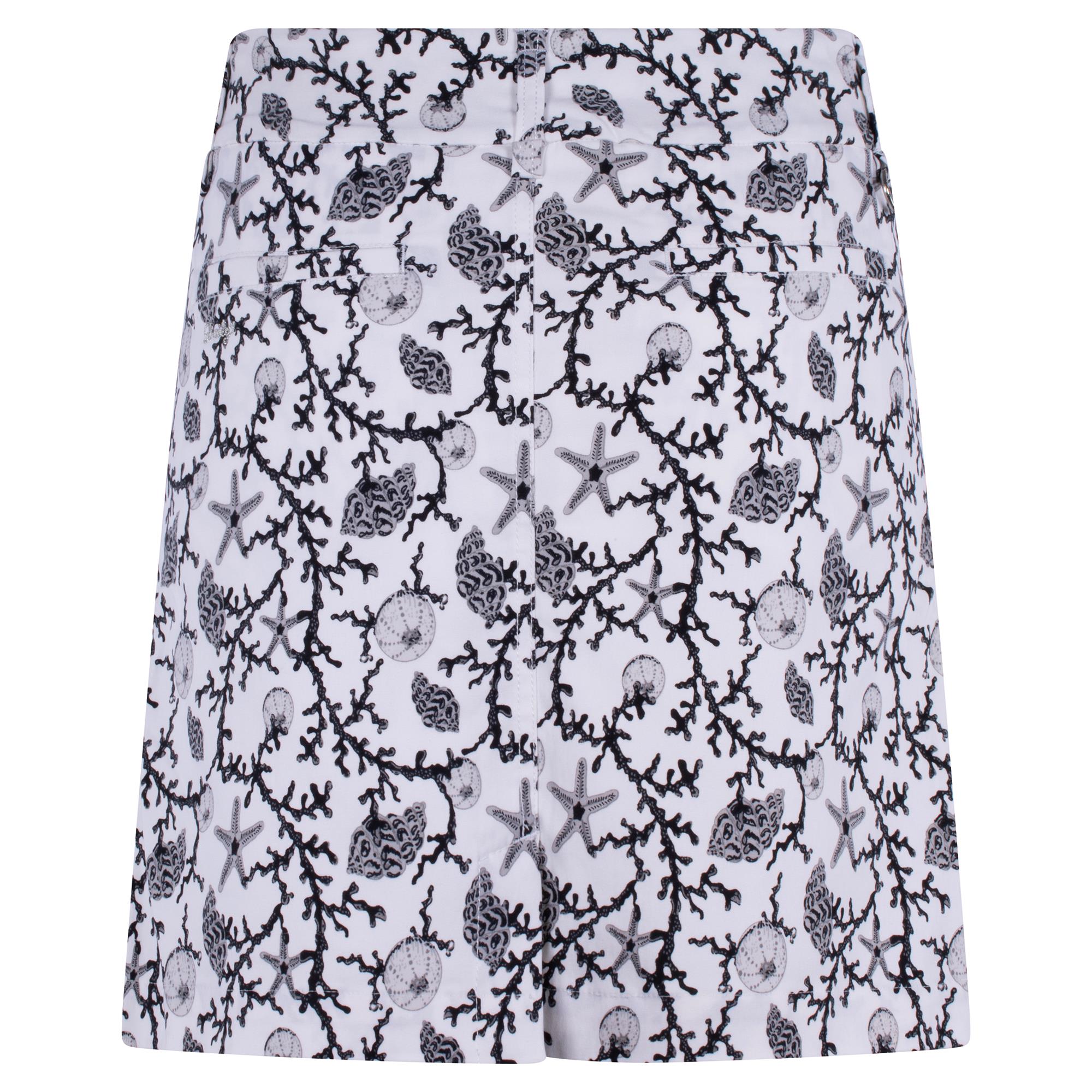 Daily Sports Coral Magic Stretch ladies Golf Skort White