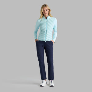 G/FORE Hybrid Quilted Stretch Ladies Golf Jacket Daybreak