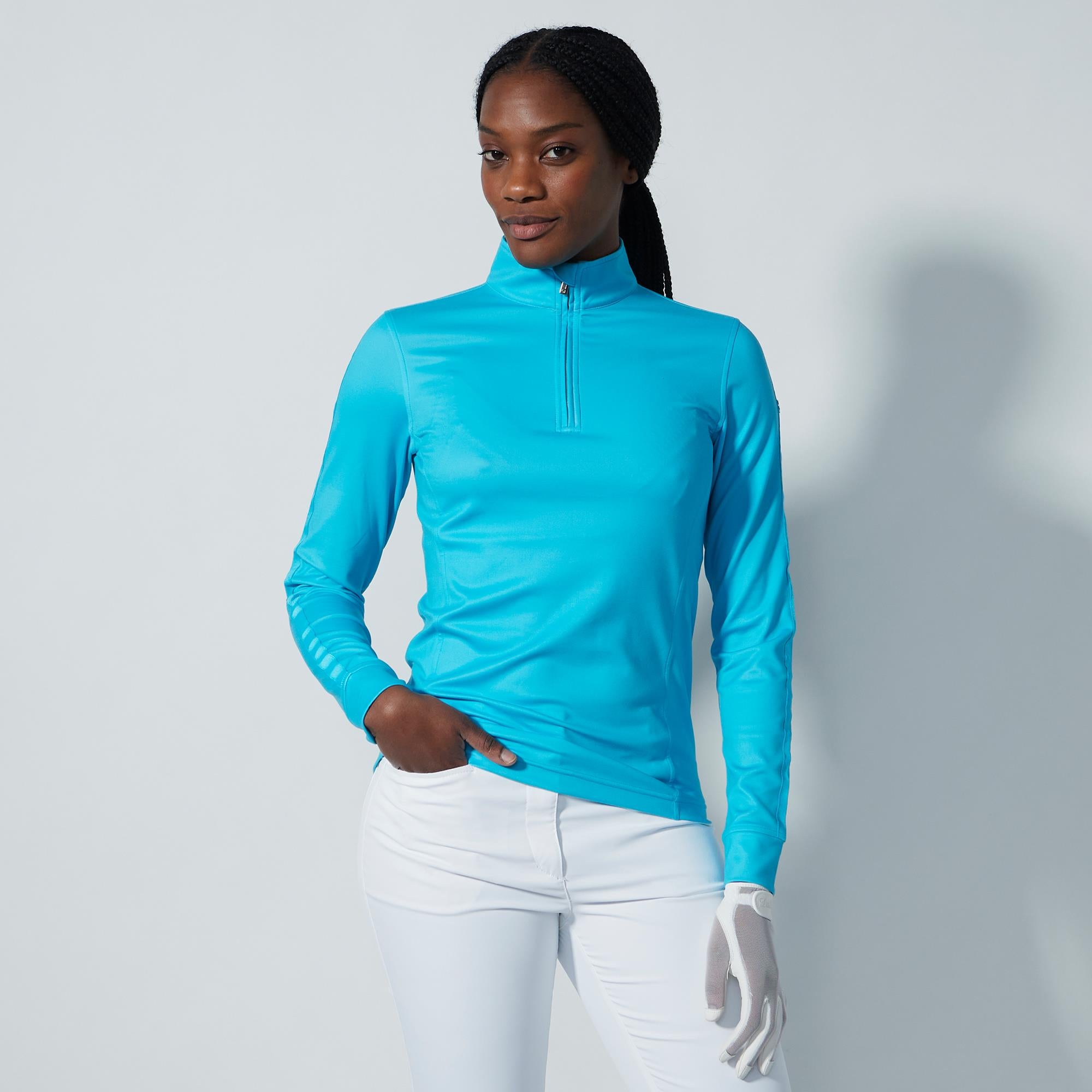 Daily Sports Anna Ladies Golf Mid Layer Sea Salt