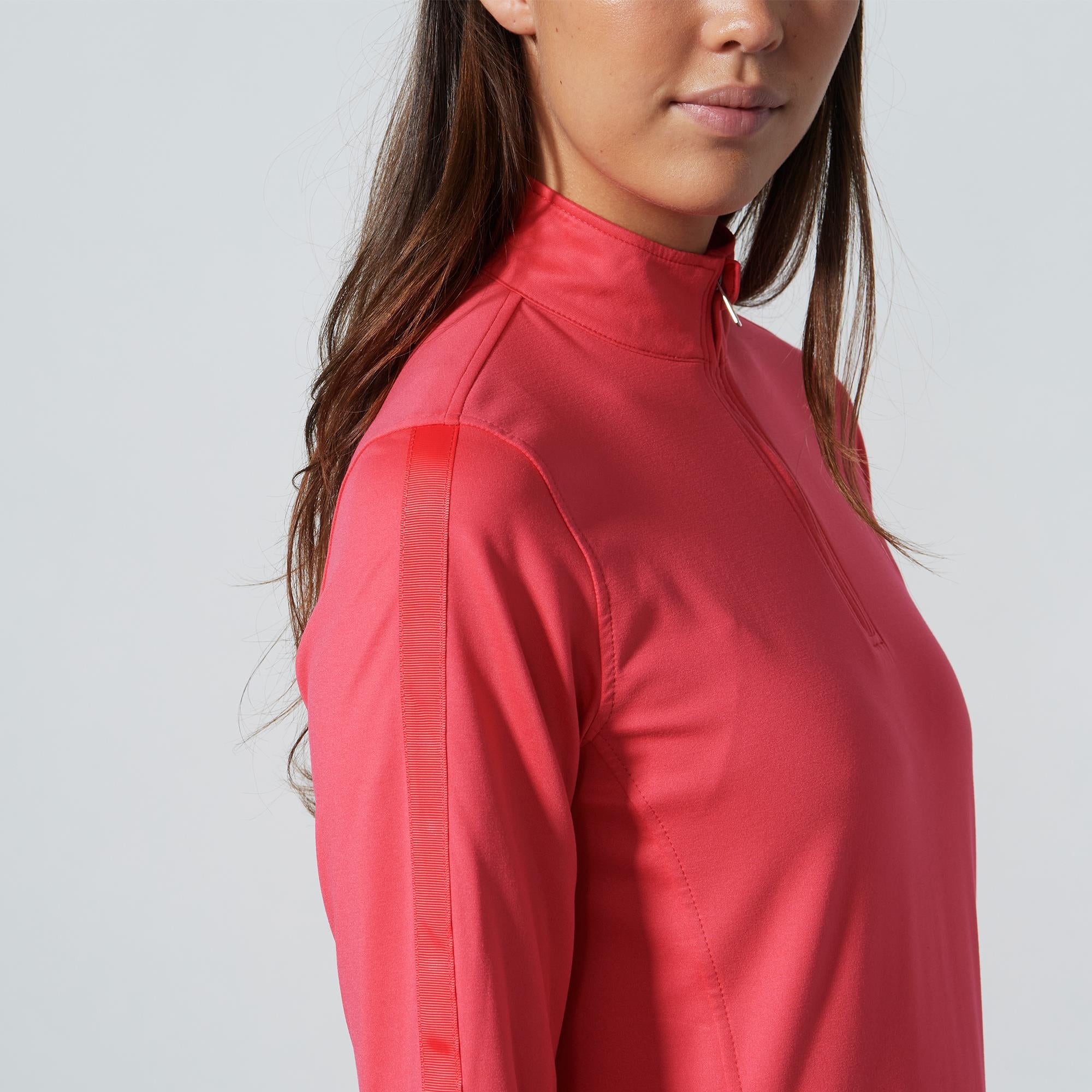 Daily Sports Anna Ladies Golf Mid Layer Intense Coral