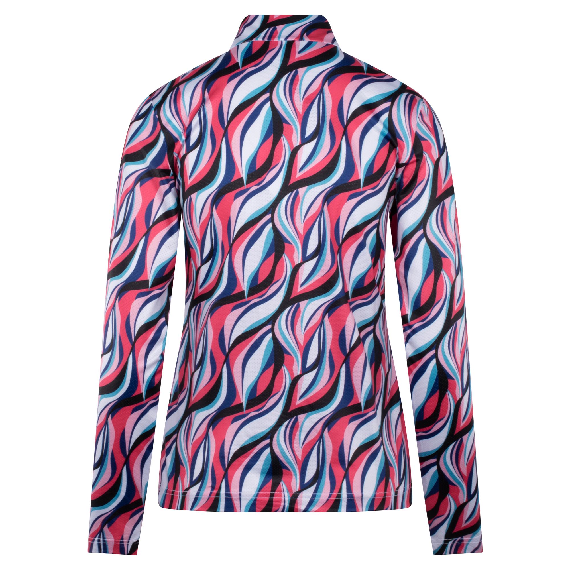 Daily Sports Carira Ladies Light Golf Mid Layer Illusion Wave