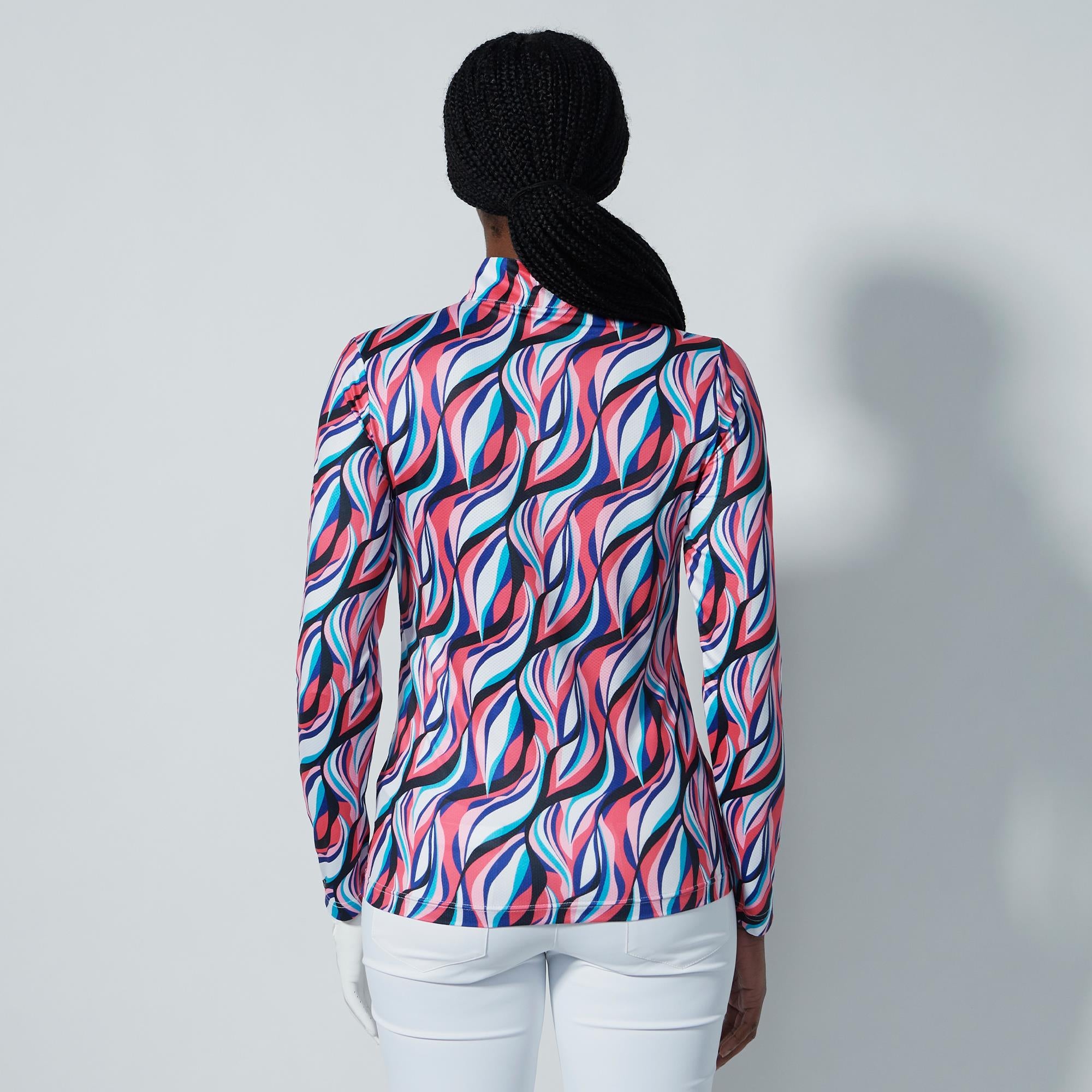 Daily Sports Carira Ladies Light Golf Mid Layer Illusion Wave