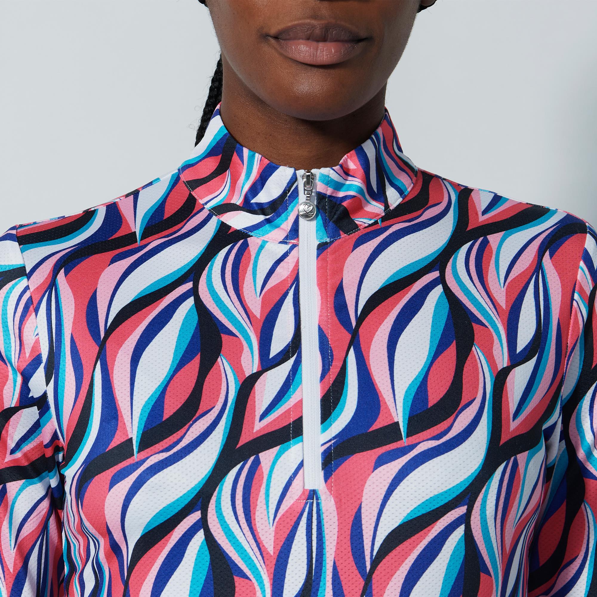 Daily Sports Carira Ladies Light Golf Mid Layer Illusion Wave