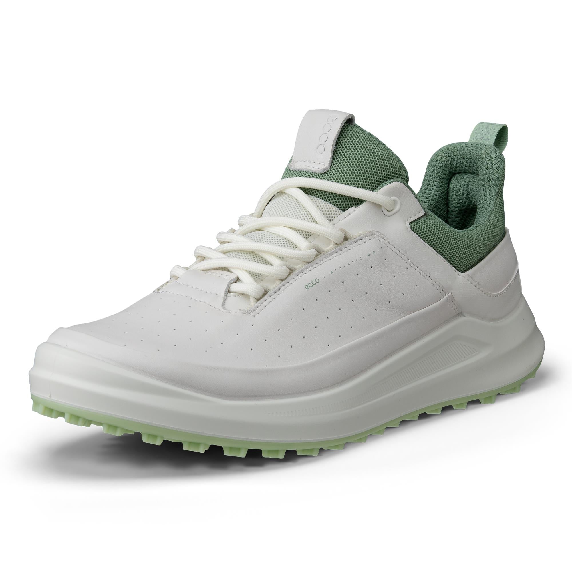 Ecco Golf Core Gradient Ladies Golf Shoes White/Sedum Green