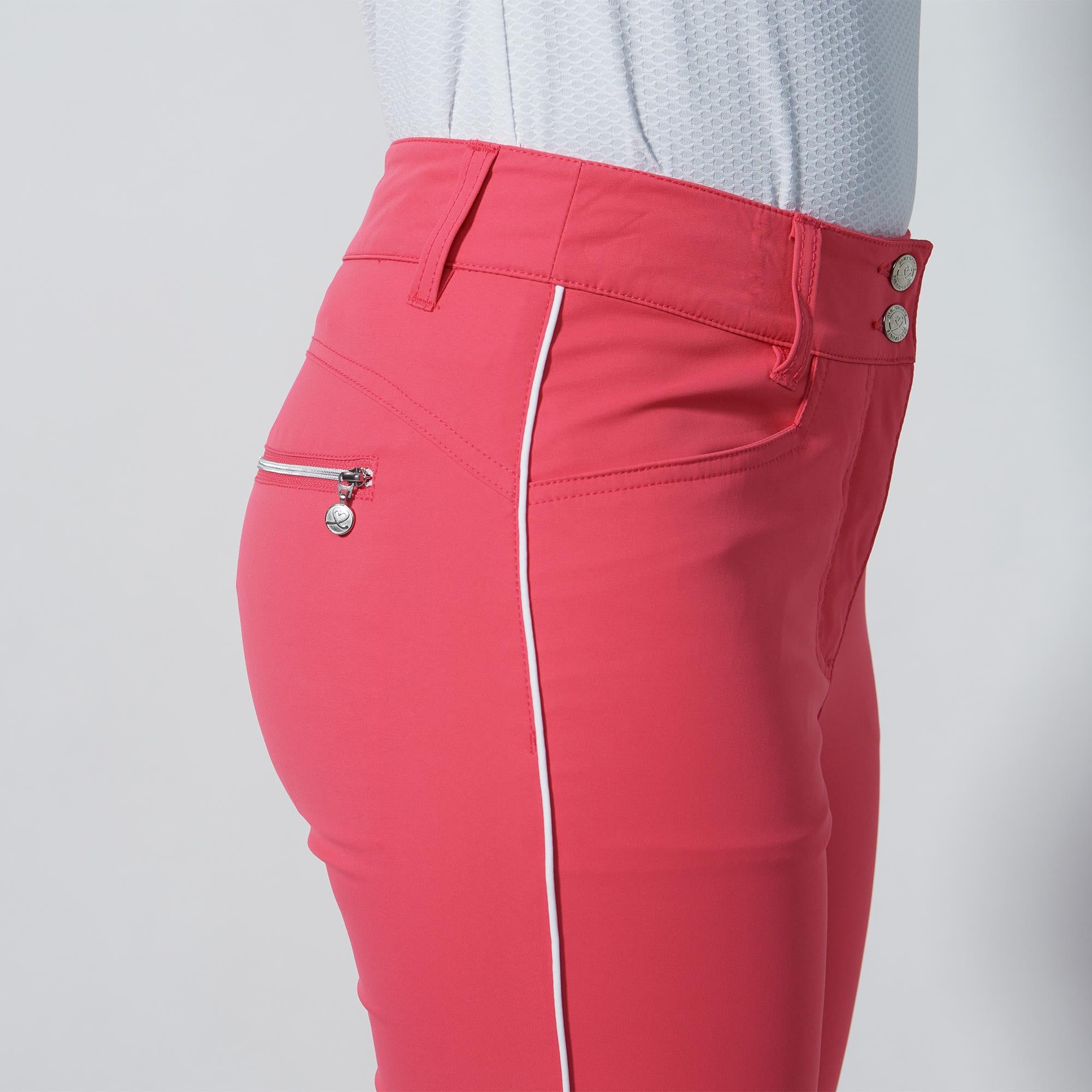 Daily Sports Glam Ankle Ladies Golf Pants Intense Coral