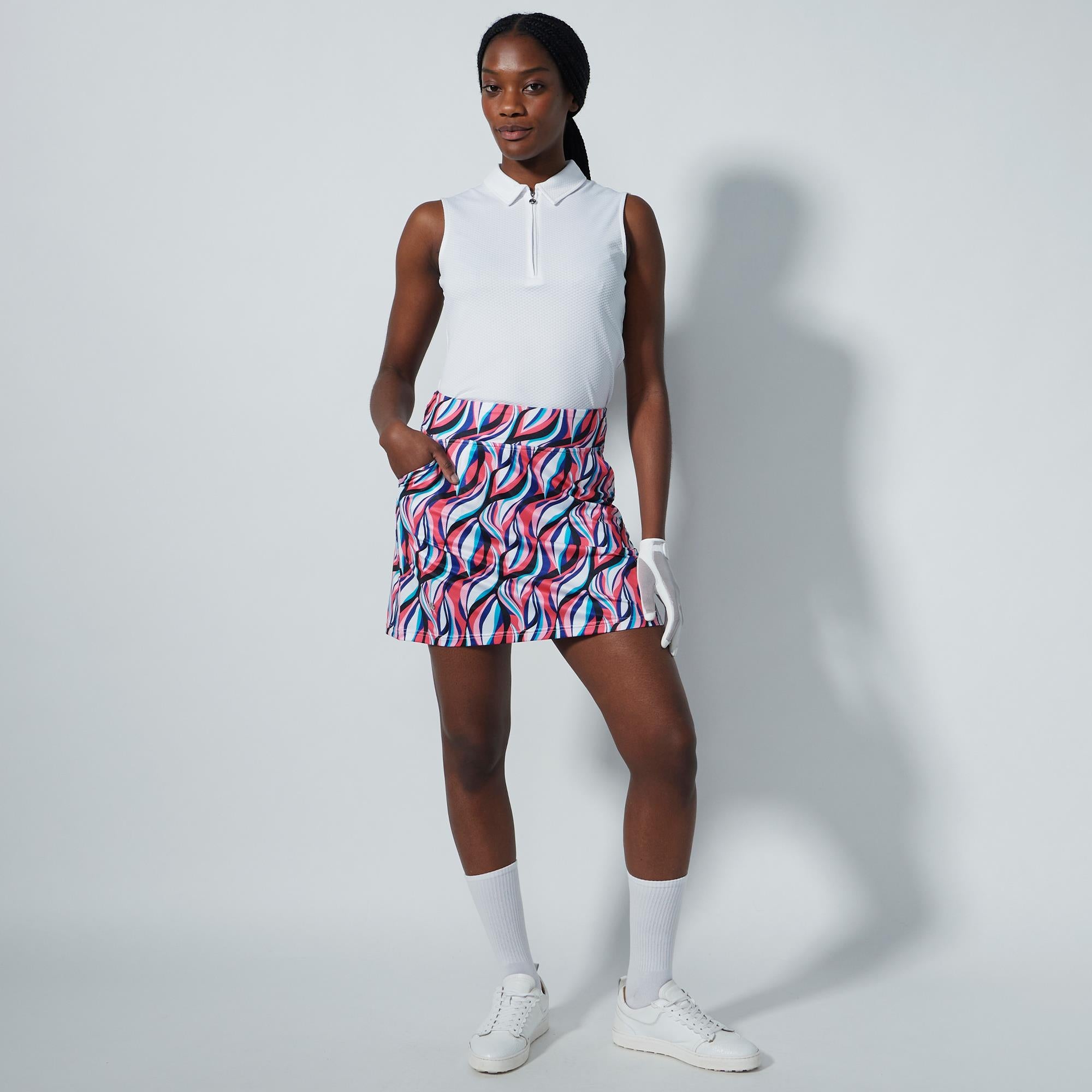 Daily Sports Carira Ladies Golf Skort Illusion Wave 45CM