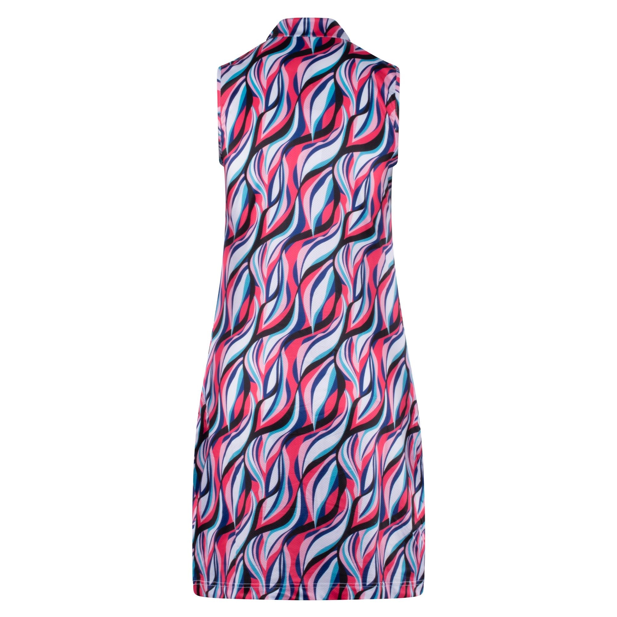 Daily Sports Carira Ladies Sleeveless Golf Dress Illusion Wave