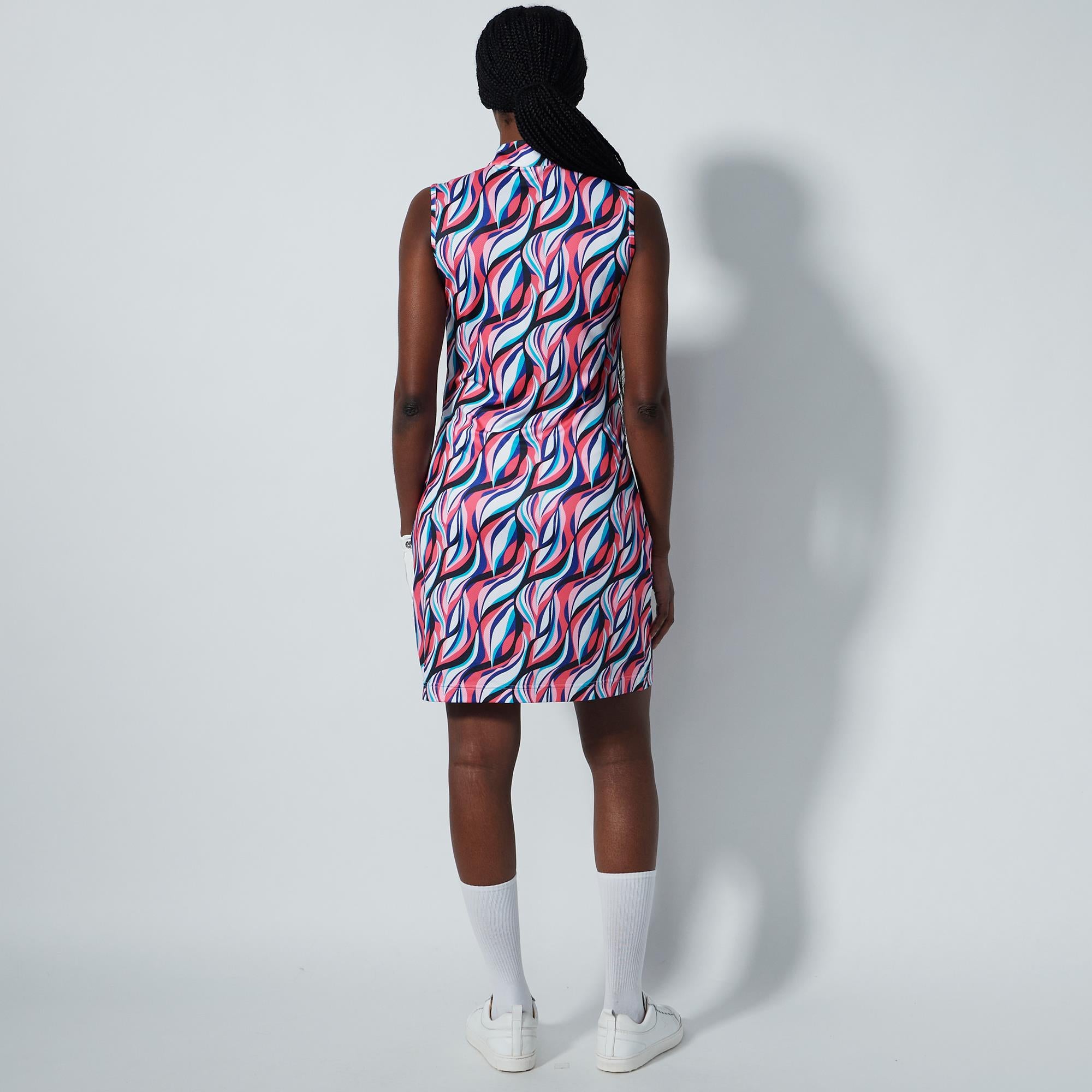 Daily Sports Carira Ladies Sleeveless Golf Dress Illusion Wave