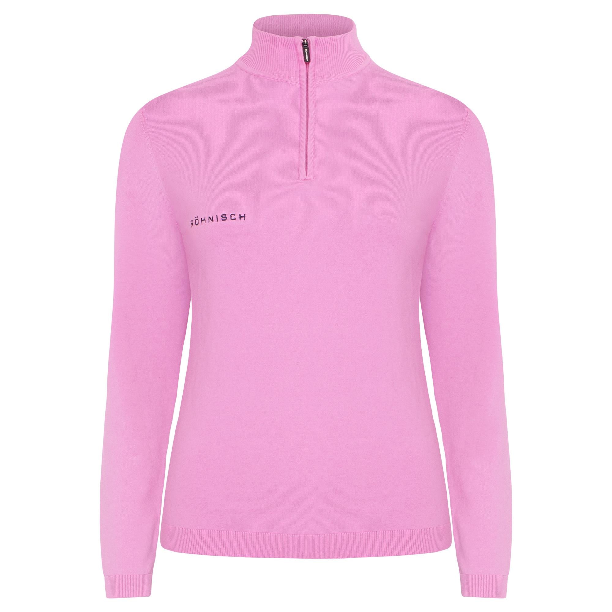 Rohnisch Kora Knitted Ladies Golf Jumper Fuchsia Pink