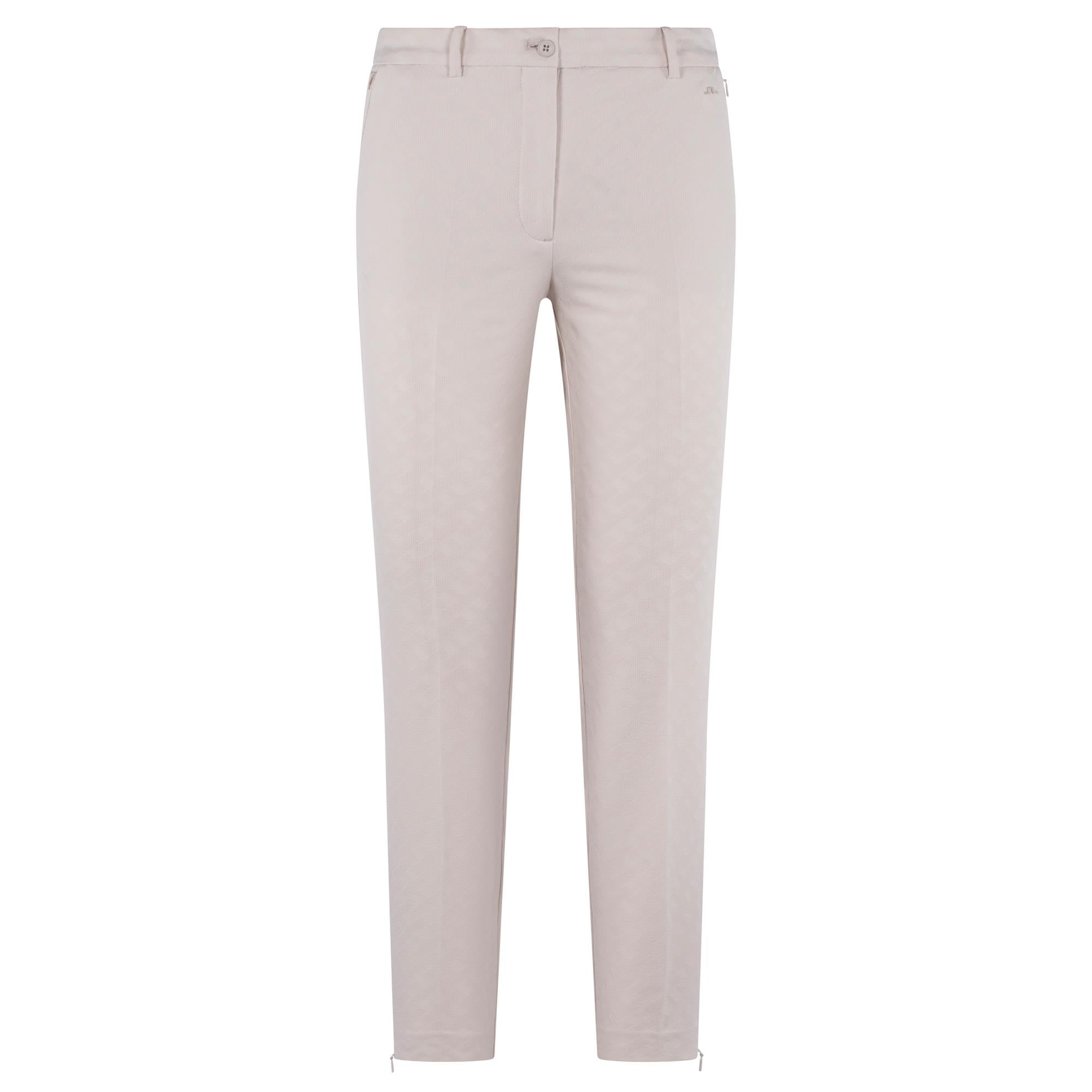 J Lindeberg Pia Bridge Ladies Golf Pant Tour Geo Jacquard Moonbeam