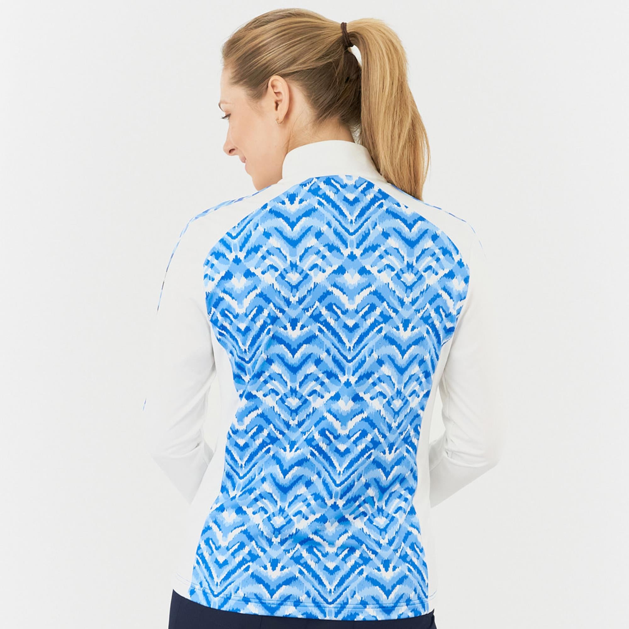 Pure Golf Gia Summer Weight Ladies Golf Jacket Santorini Skies