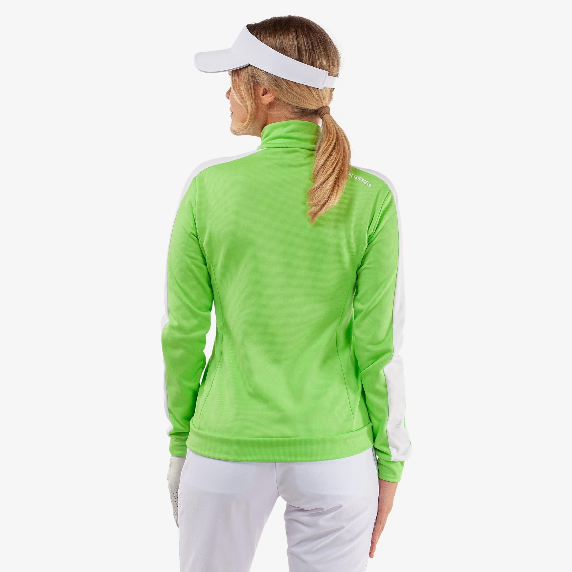 Galvin Green Dixie Insula Ladies Golf Mid Layer Fresh Green/White