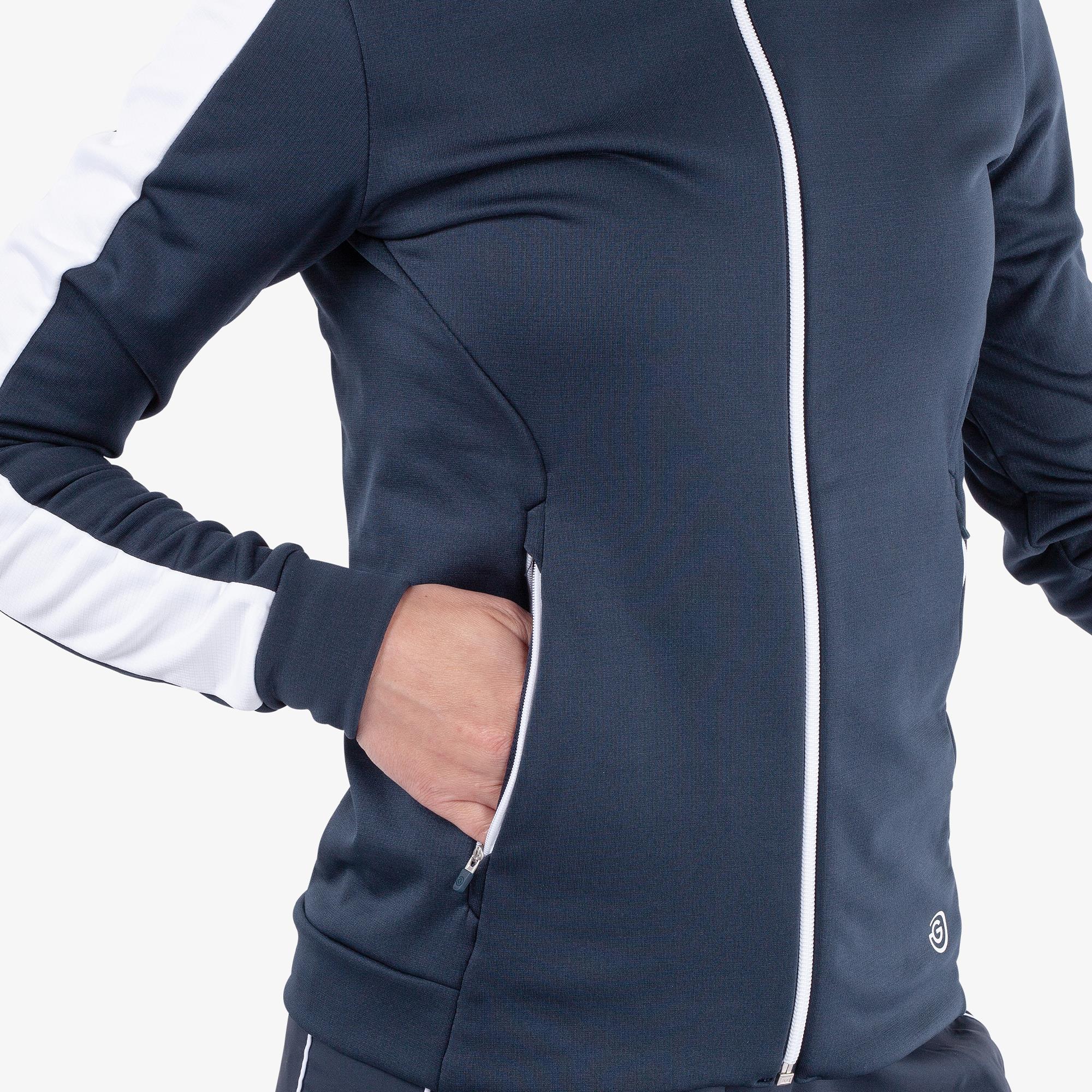 Galvin Green Dixie Insula Ladies Golf Mid Layer Navy/White