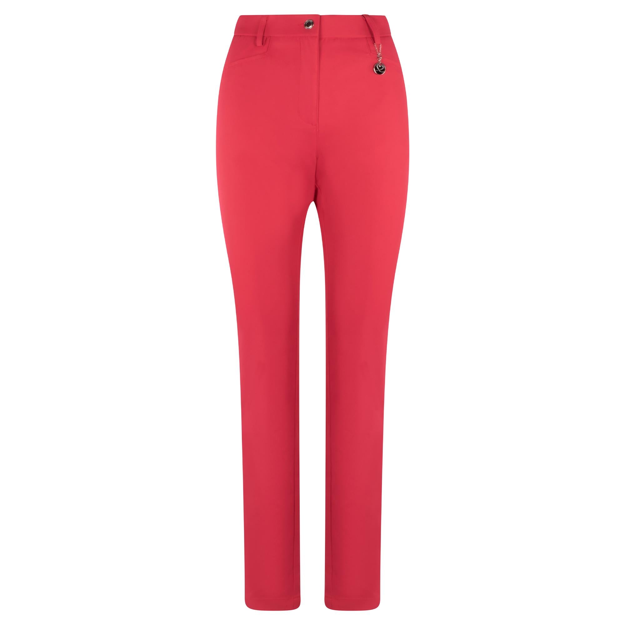 Daily Sports Lyric V2 Ladies Golf Trousers Intense Coral 29 Inch