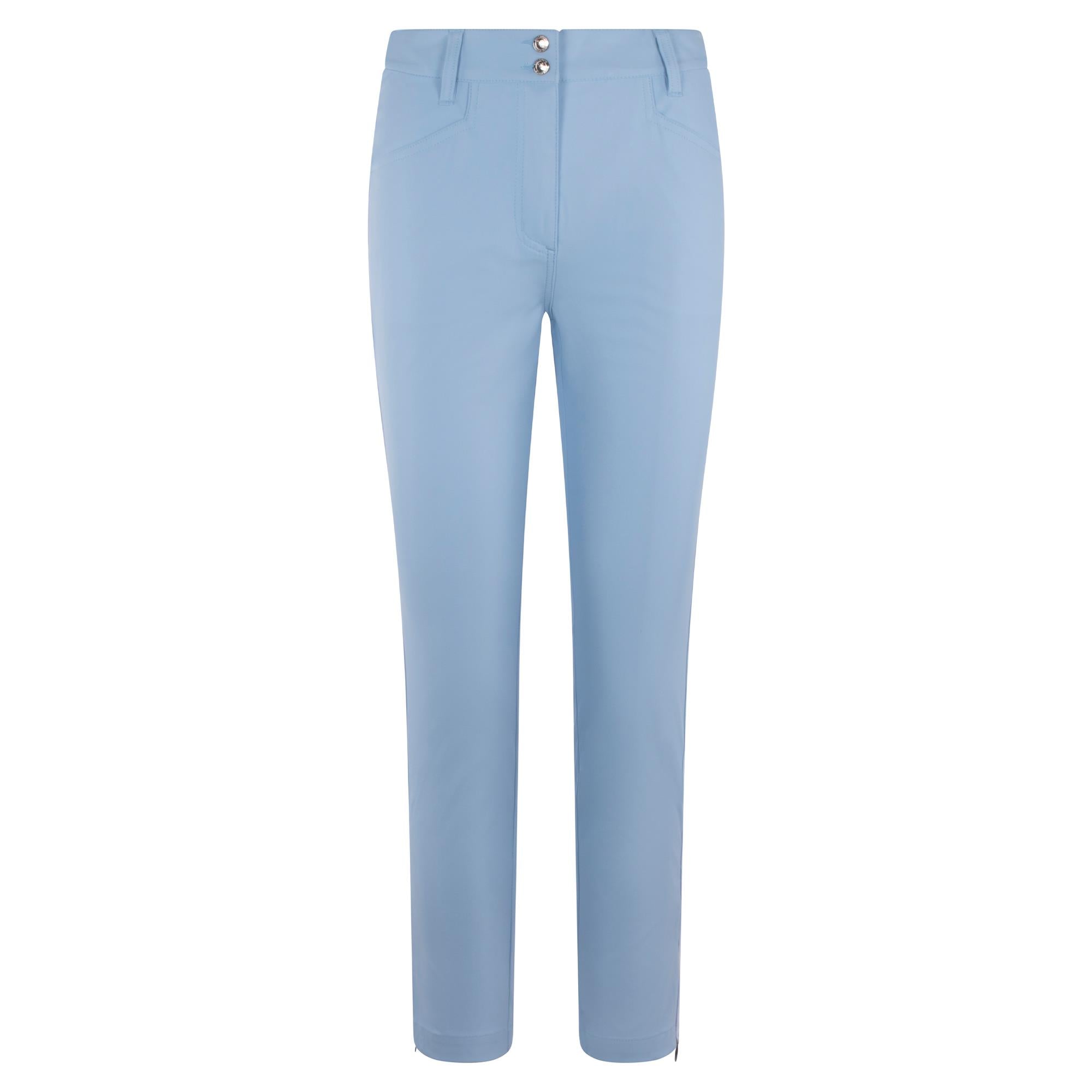 Daily Sports Glam Ankle Ladies Golf Trousers Light Blue
