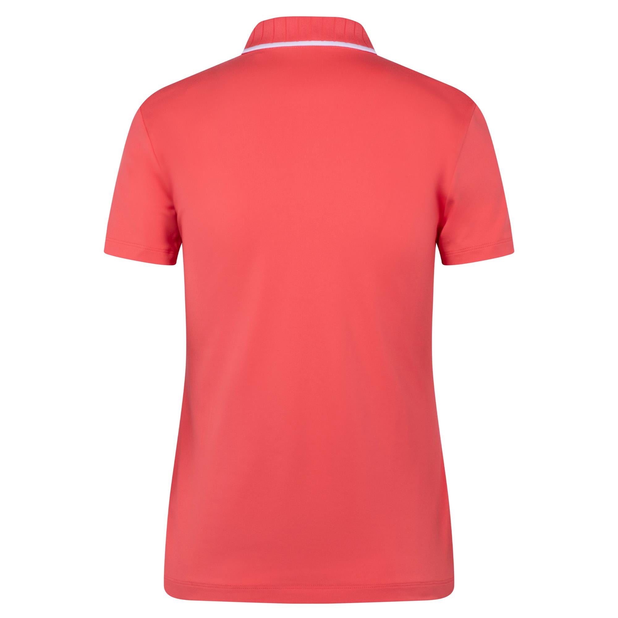 Puma Cloudspun Bridge Ladies Golf Polo Shirt Peach Frost