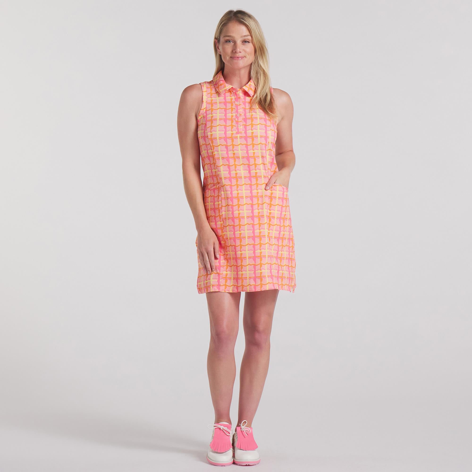 Puma x Dani Dazey Ladies Golf Dress Pink Fruit