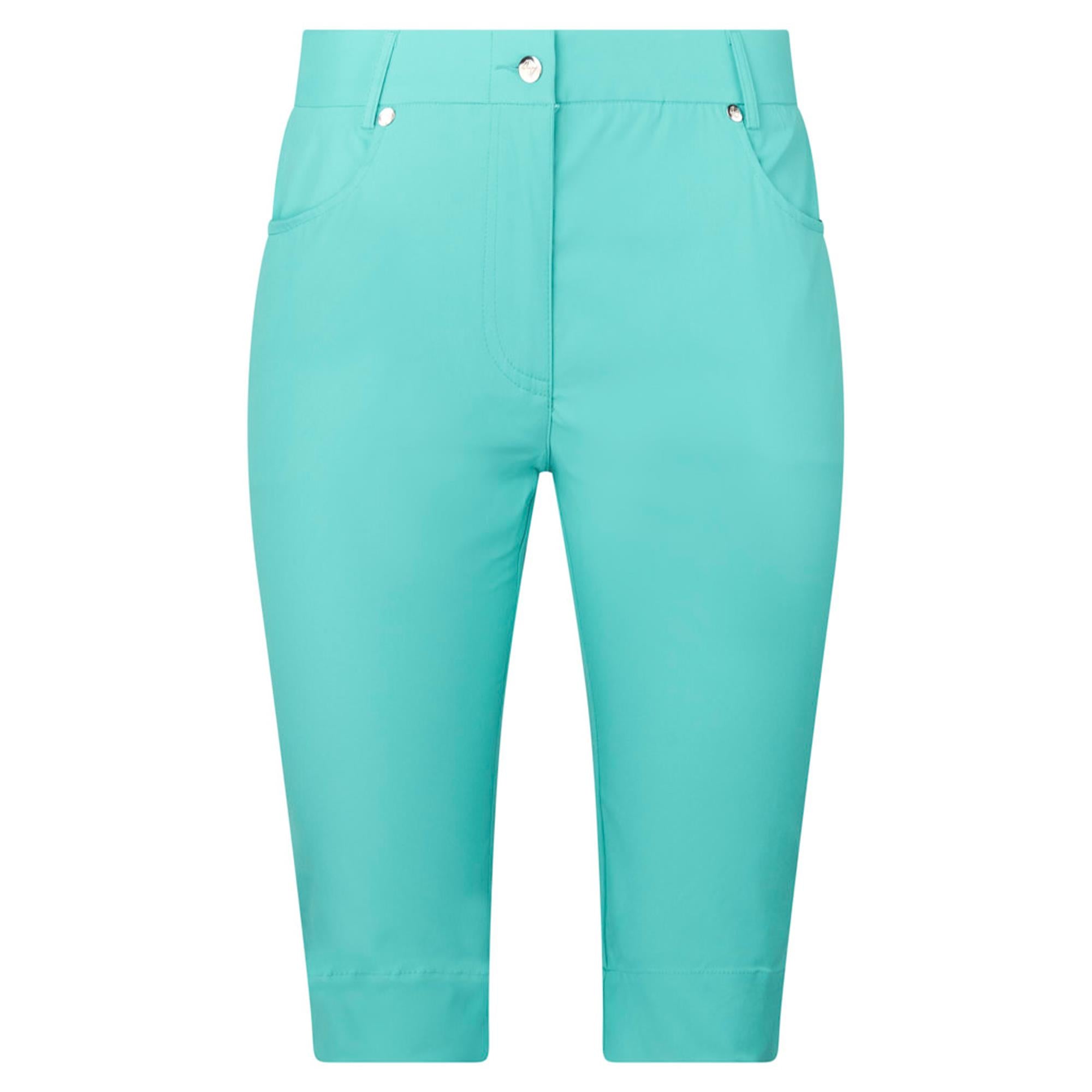 Pure Golf Trust2 Ladies Golf Bermuda Shorts Ocean Blue 60CM