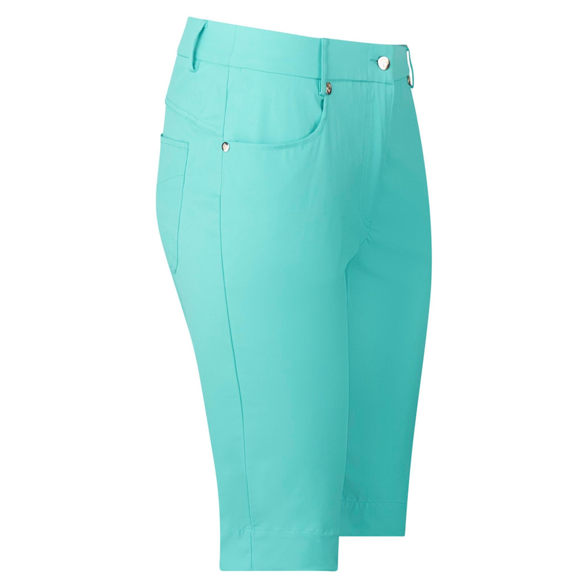 Pure Golf Trust2 Ladies Golf Bermuda Shorts Ocean Blue 60CM